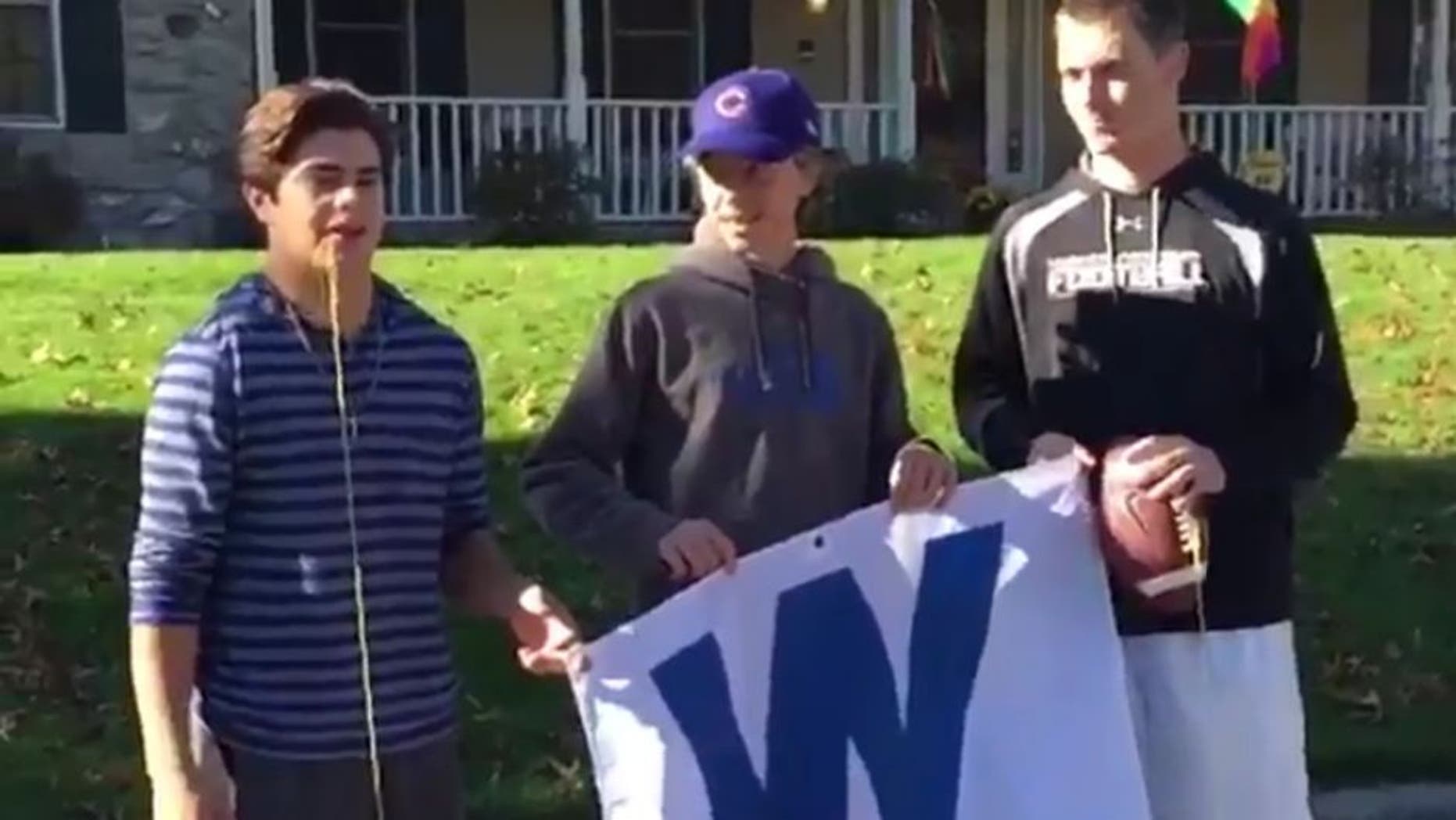 cubs world series kids shirts