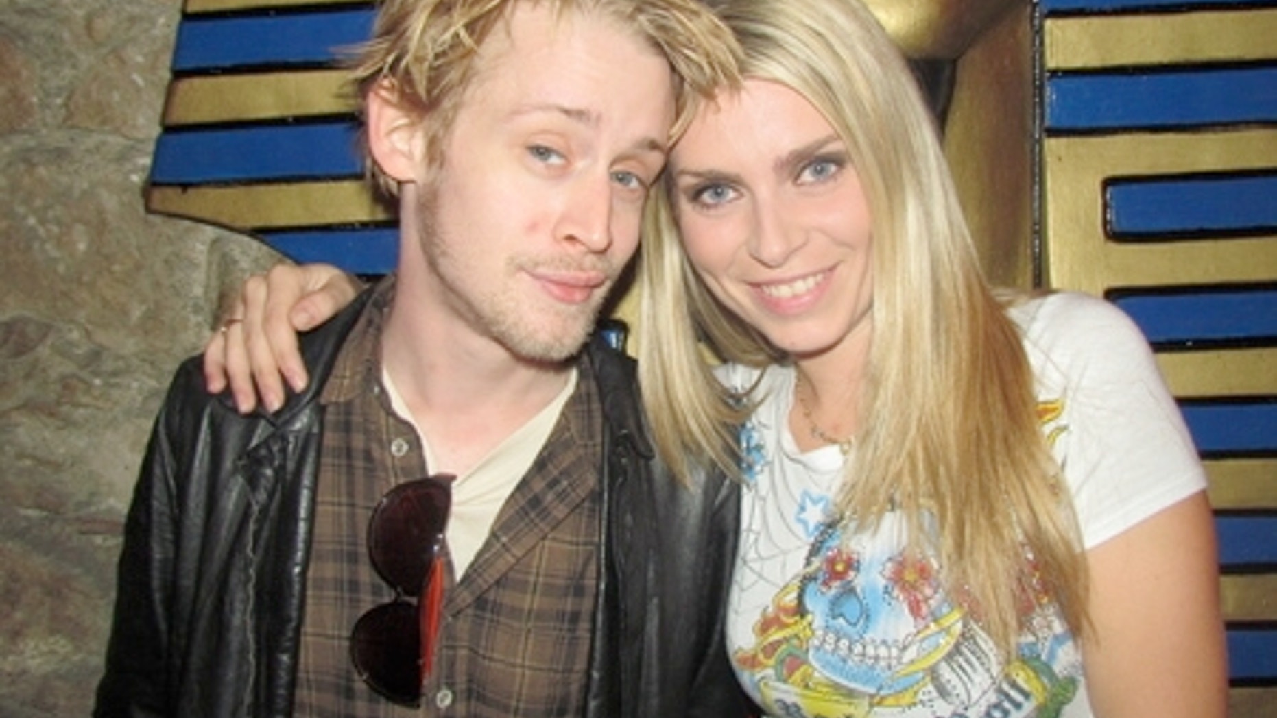 Macaulay Culkin and Irene Lopez in Barcelona a year ago on January 22, 2011.