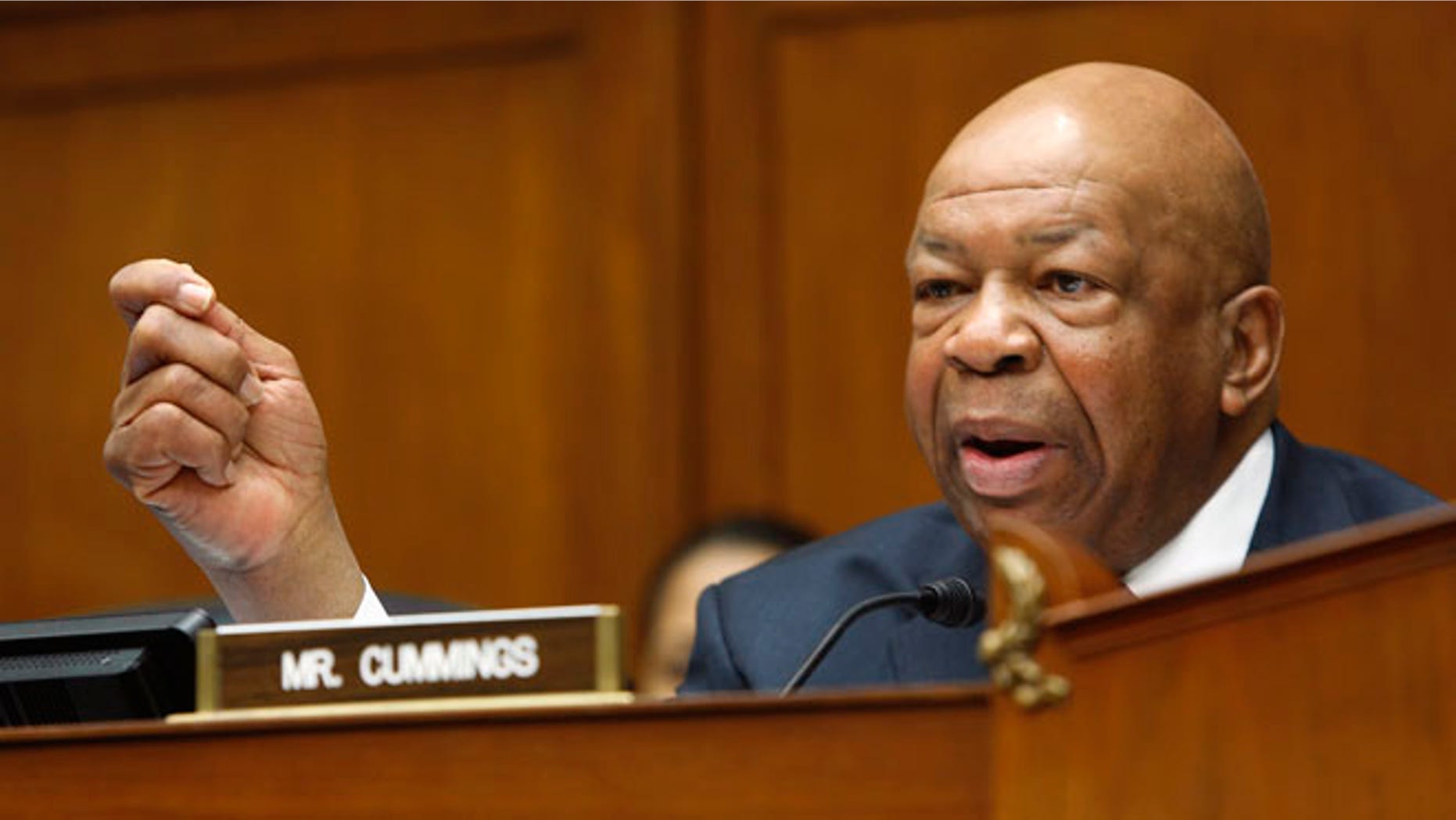 Jan. 16, 2014: Rep. Elijah Cummings speaks on Capitol Hill.