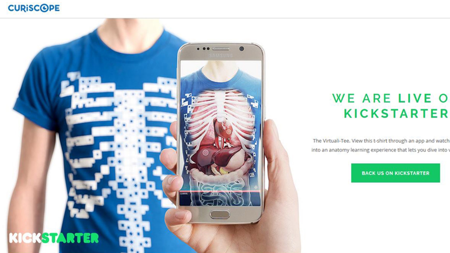 (Screenshot from www.curiscope.com)