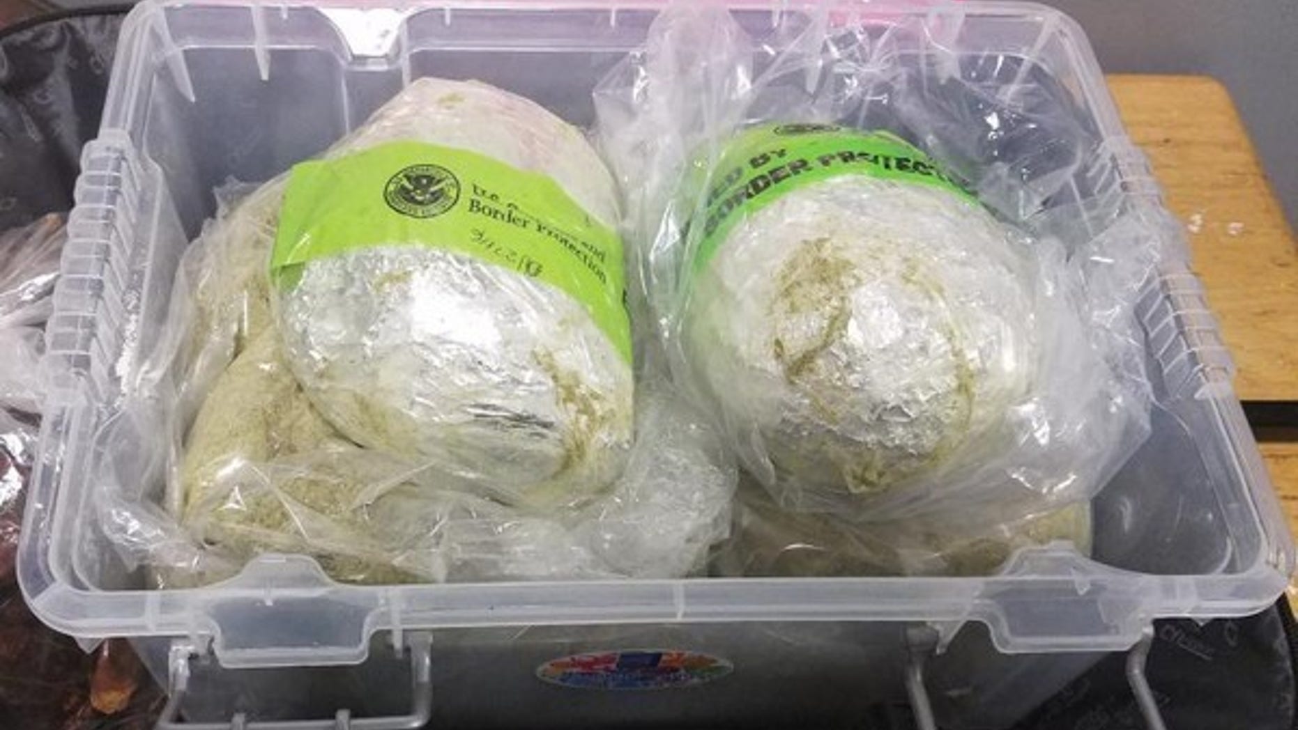 Emma Soriano, 61, was reportedly taken into custody Sunday at John F. Kennedy International Airport after investigators discovered she was smuggling heroin.