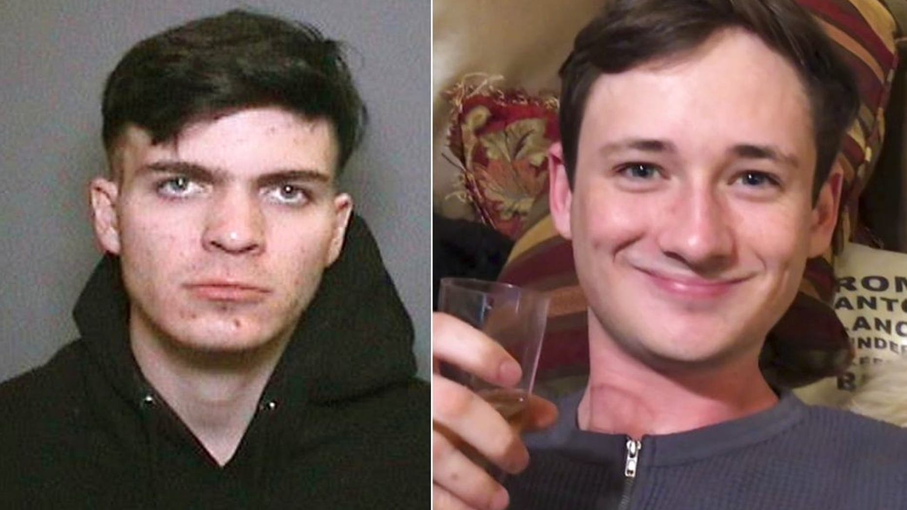 This Friday, Jan. 12, 2018 booking photo provided by the Orange County, Calif., Sheriff's Department shows Samuel Lincoln Woodward, 20. Authorities arrested Woodward, described as a friend of Blaze Bernstein, in the killing of the 19-year-old University of Pennsylvania student found buried Jan. 8, in a shallow grave at a park in Lake Forest, Calif. Undersheriff Don Barnes says DNA evidence links Woodward to the crime. (Orange County Sheriff's Department via AP)