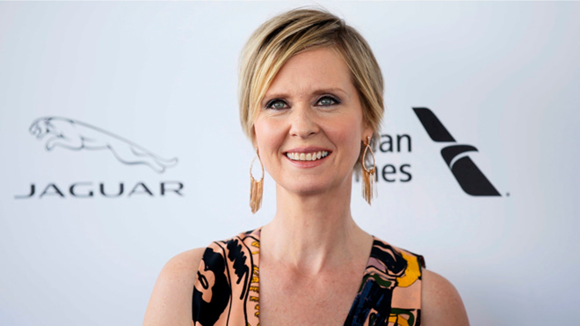 Cynthia Nixon says she's afraid under a Donald Trump government.