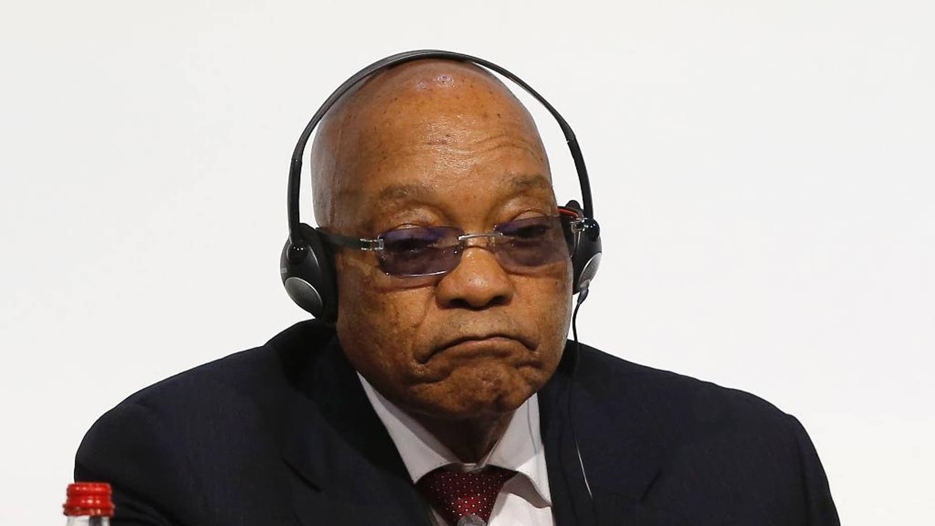 South African President Jacob Zuma in November.