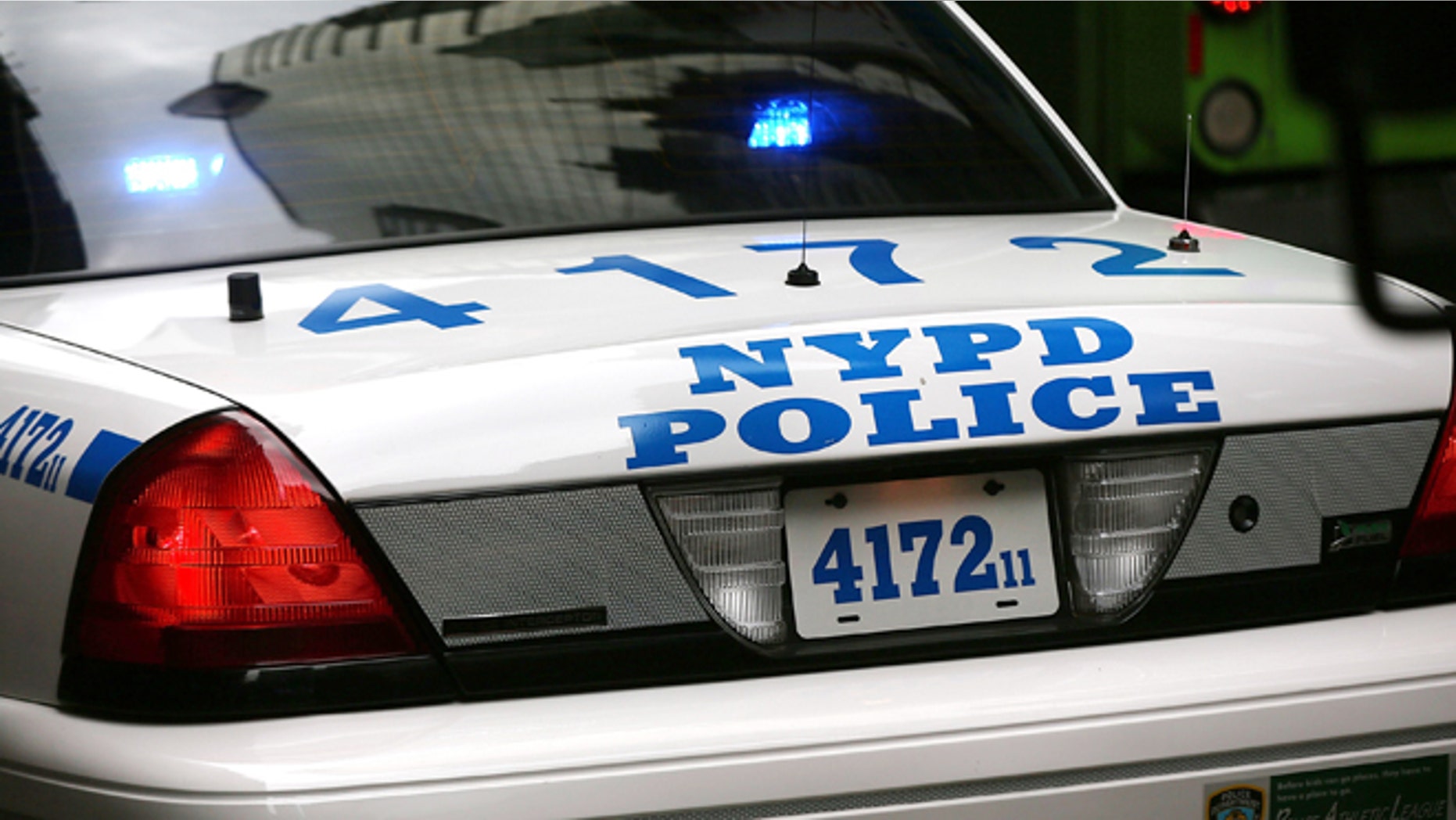 NEW YORK, NY - AUGUST 12: A New York Police Department (NYPD) car is viewed in Times Square on August 12, 2013 in New York City. The controversial policy employed by the NYPD in high crime neighborhoods known as stop and frisk has been given a severe rebuke by a federal judge on Monday. U.S. District Court Judge Shira Scheindlin has appointed an independent monitor to oversee changes to the NYPD's stop and frisk tactic's after finding that it intentionally discriminates based on race. Both New York Mayor Michael Bloomberg and New York City Police Commissioner Raymond Kelly. (Photo by Spencer Platt/Getty Images)