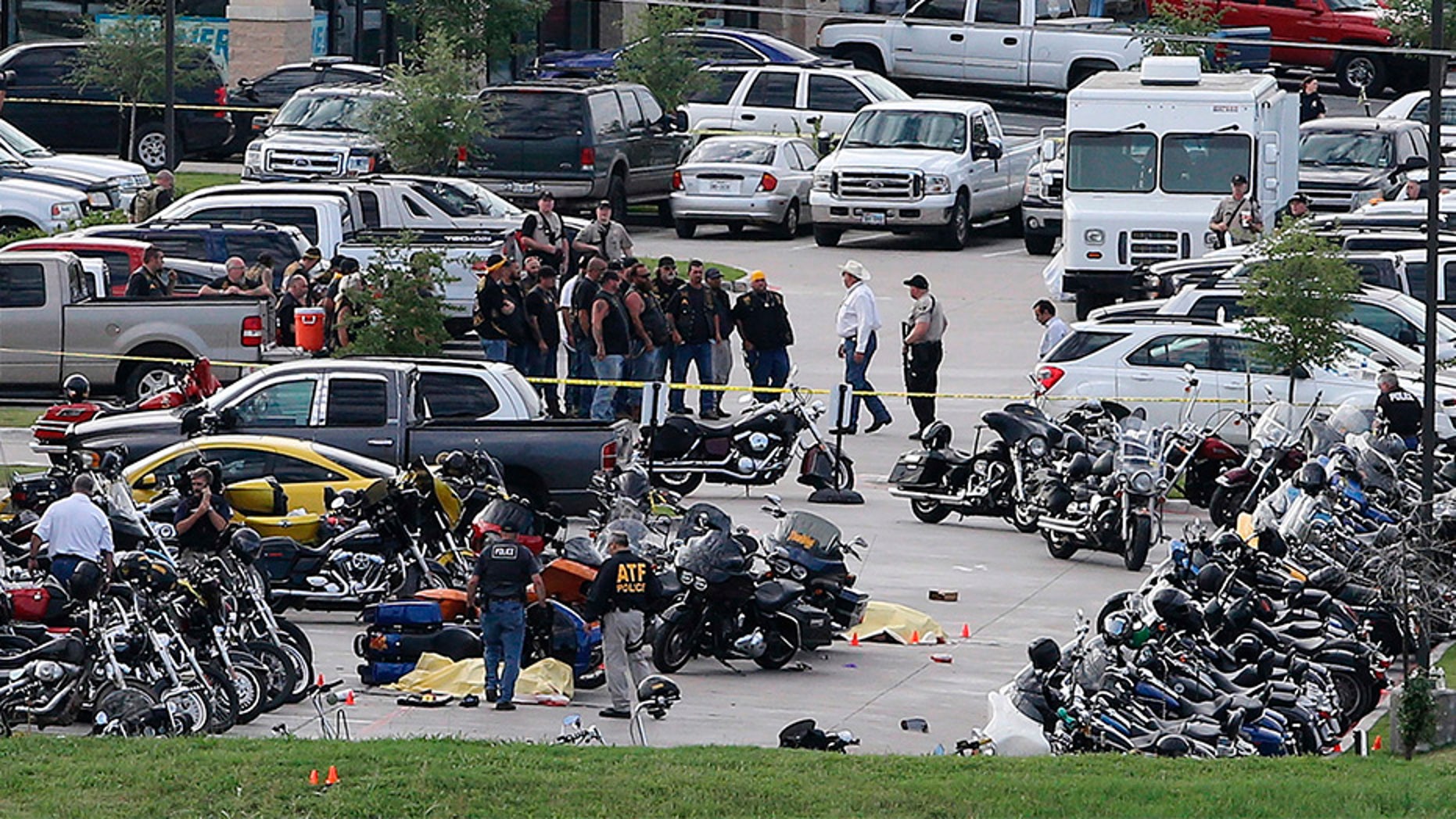3 bikers hit with murder charges following shootout at Texas restaurant