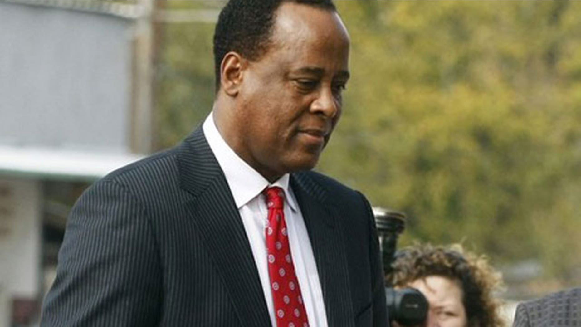 FILE: Dr. Conrad Murray is seen outside a Los Angeles courtroom in this 2010 file photo.