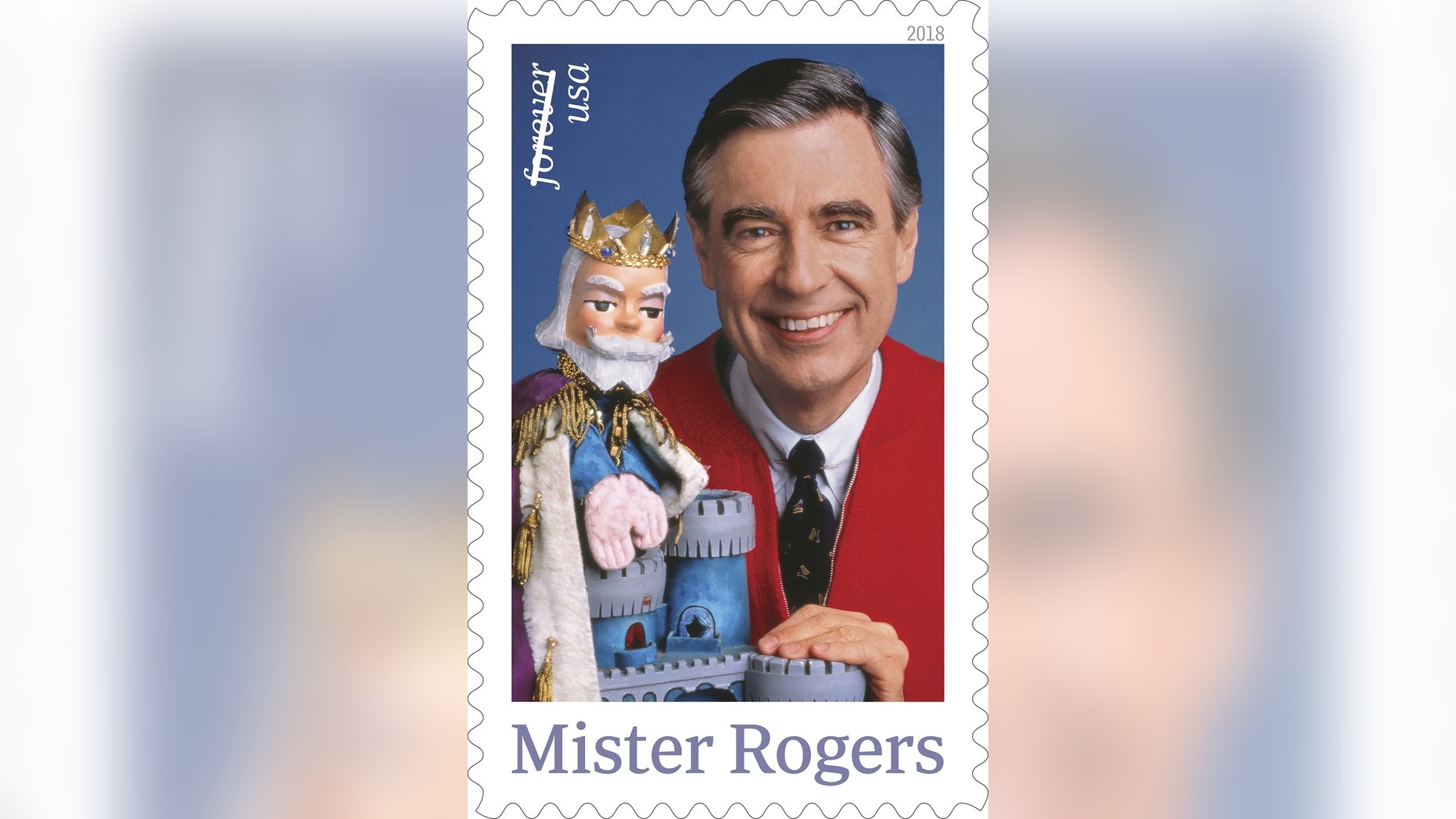 The Mister Rogers Forever stamp was released on Friday.