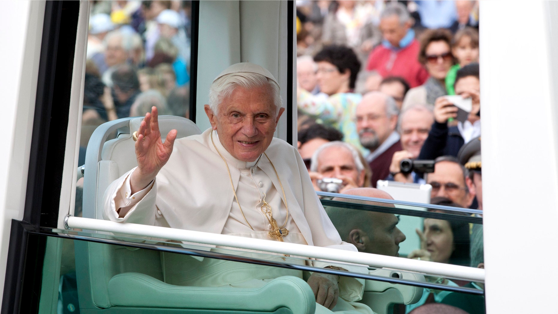 Pope Benedict XVI in a 2012 file photo.