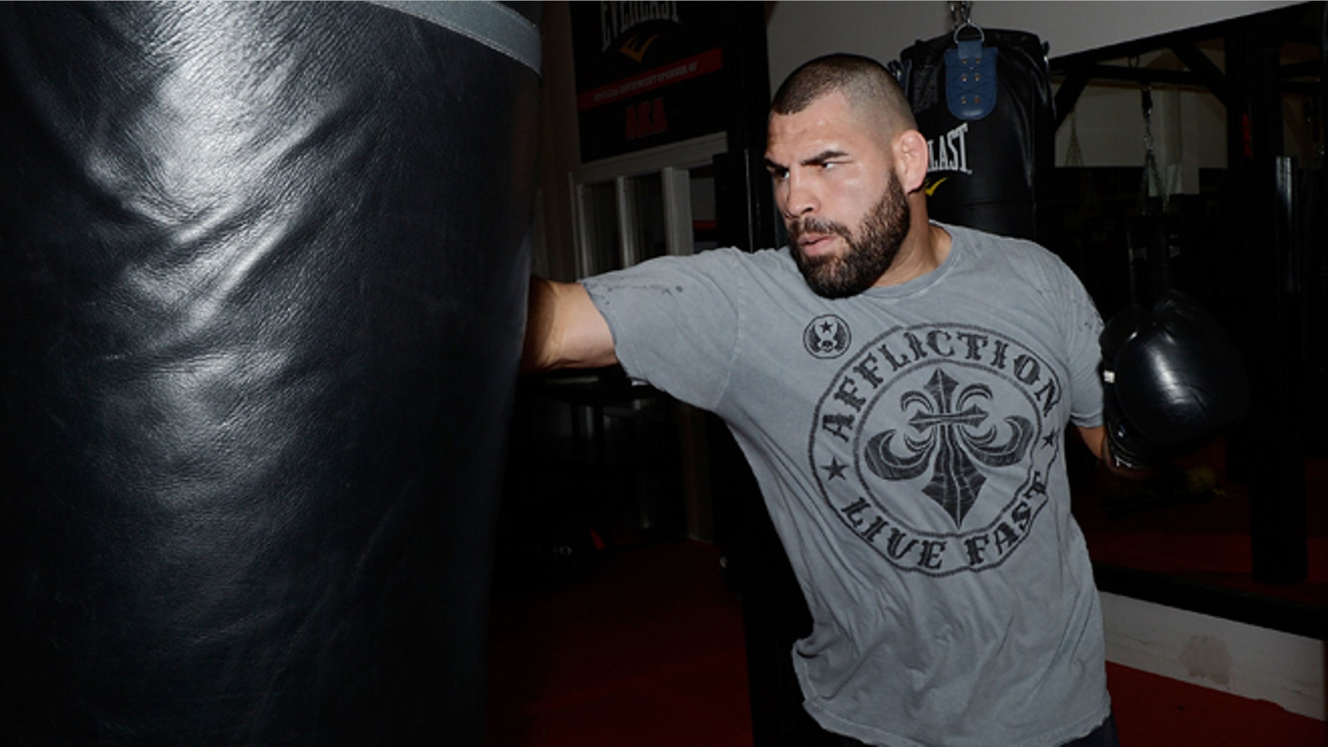 SAN JOSE, CA - FEBRUARY 15: UFC Heavyweight Champion Cain Velasquez works out at AKA San Jose on February 15, 2013 in San Jose, California. (Photo by Thearon W. Henderson/Getty Images)
