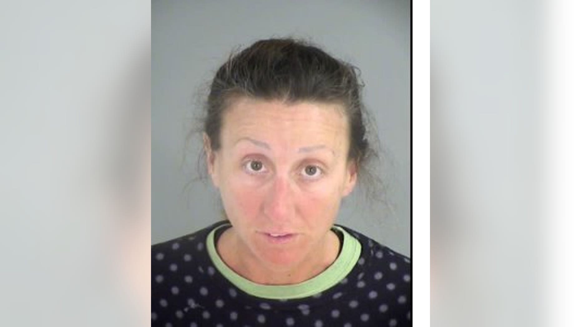 Micha Leigh Dominguez, 40, of Tappahannock, Virginia, who was featured in the “fake homeless woman exposed” video was arrested Monday, May 22, 2017, for allegedly throwing three bottles of Gatorade at a moving vehicle.