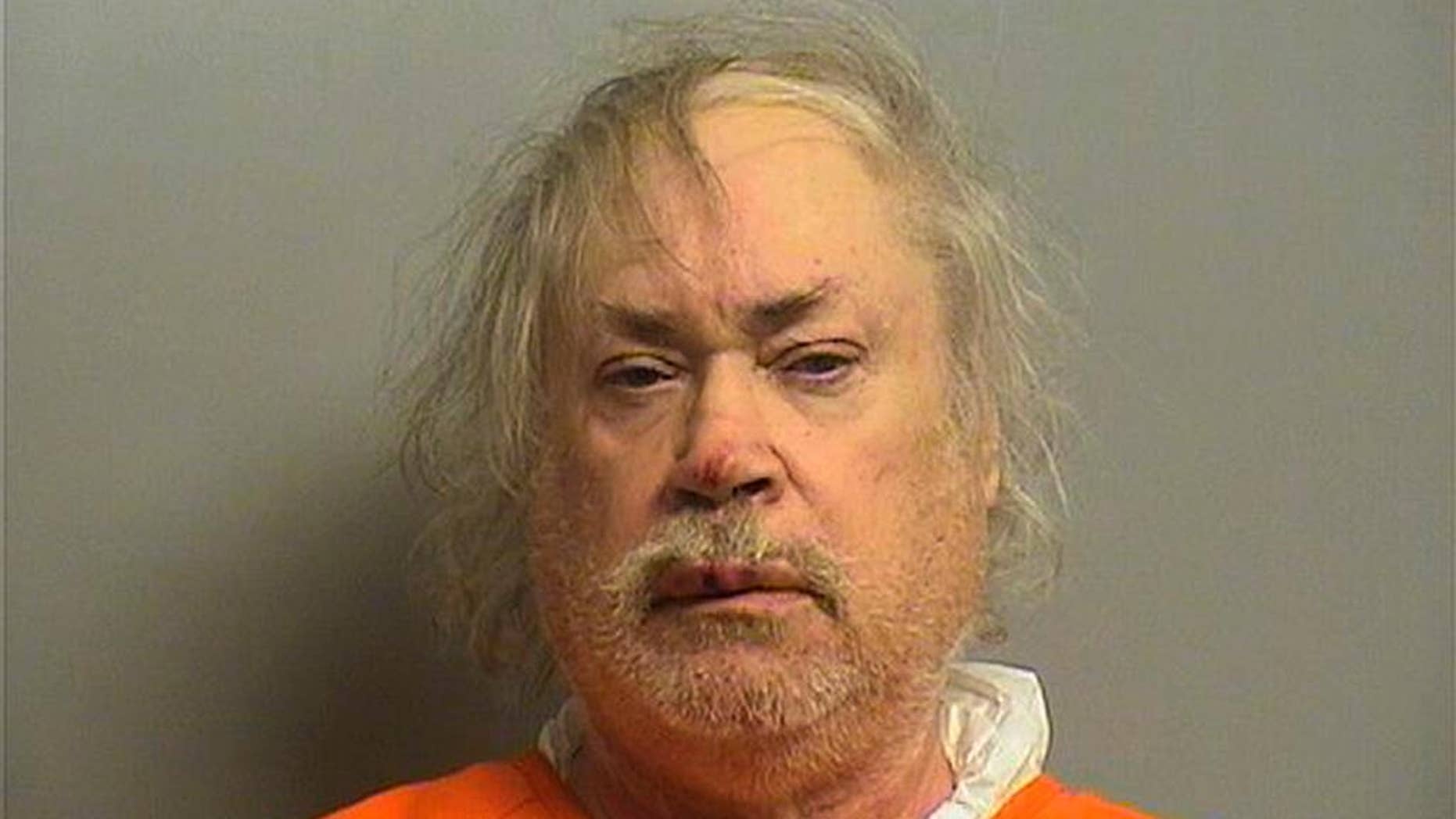 FILE - This Aug. 12, 2016 file photo provided by the Tulsa County Sheriff's Office, shows Stanley Majors. Majors has been charged with first-degree murder and committing a hate crime in the killing of his Lebanese neighbor, Khalid Jabara. (Tulsa County Sheriff's Office via AP, File)