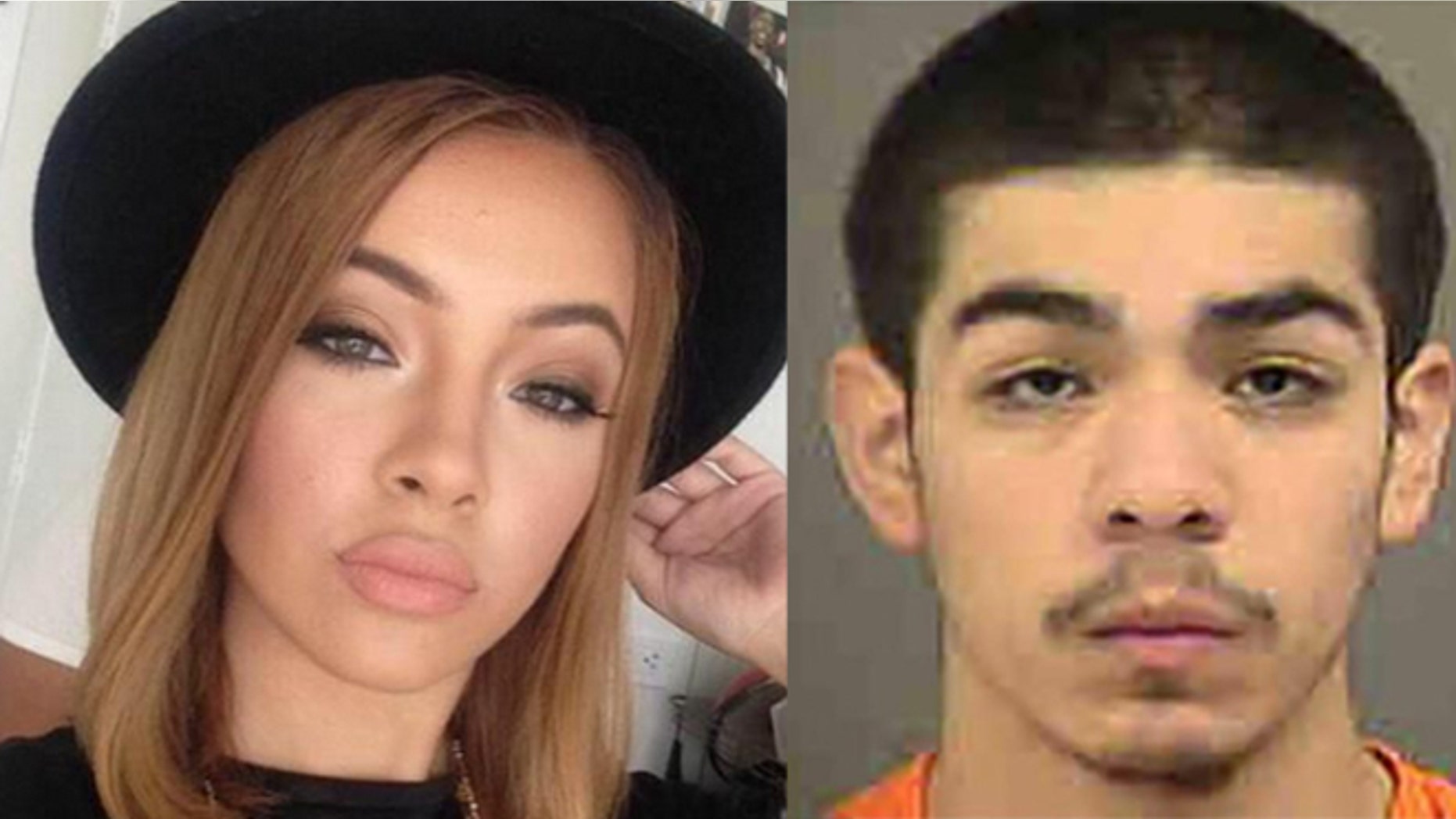 Emmanuel Jesus Rangel-Hernandez (R) is accused of killing model Mirjana Puhar (L), along with two others, on Feb. 24, 2015.