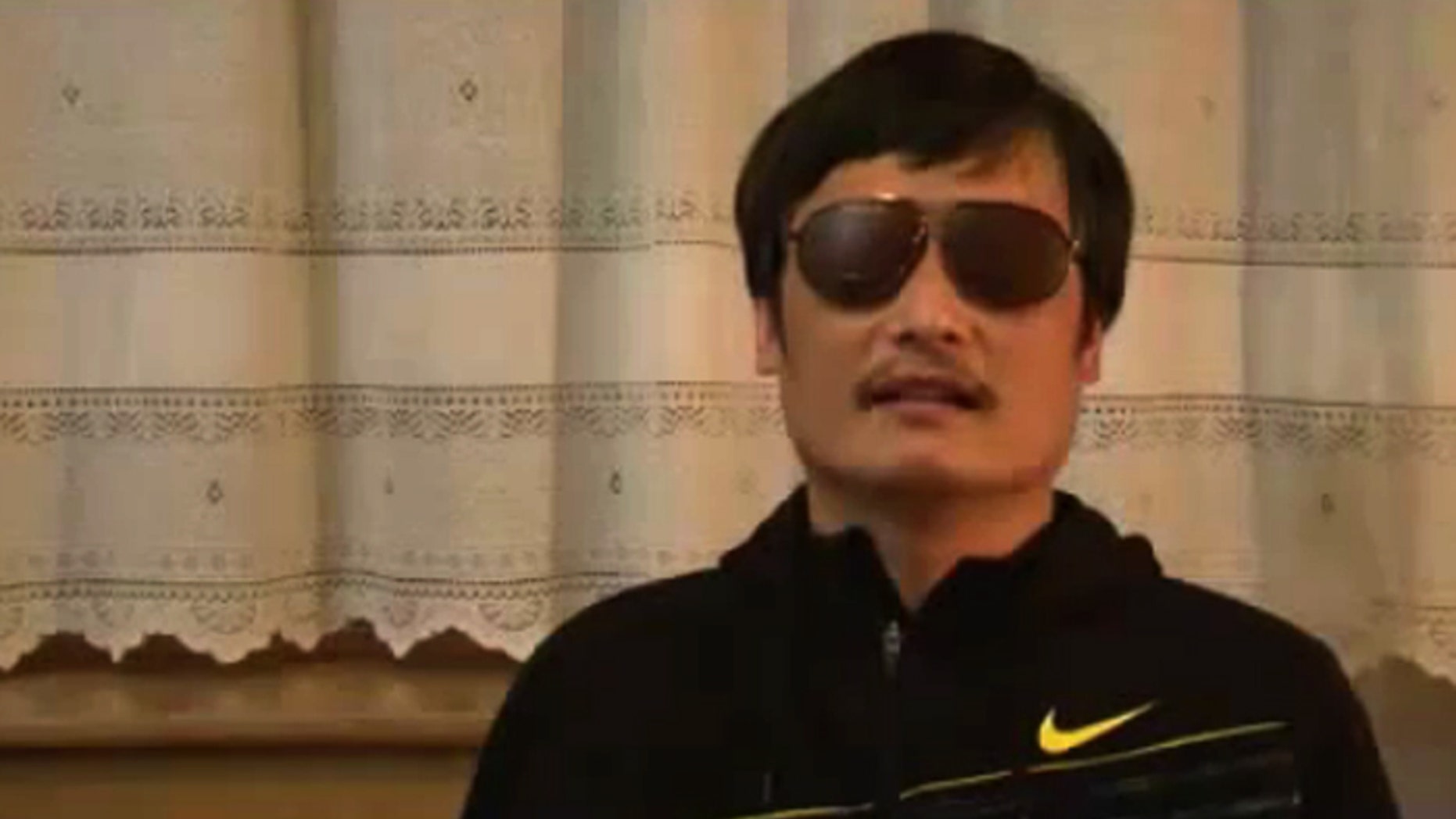 Chinese human rights activist Chen Guangcheng, in this video posted to YouTube, describes his escape from house arrest.