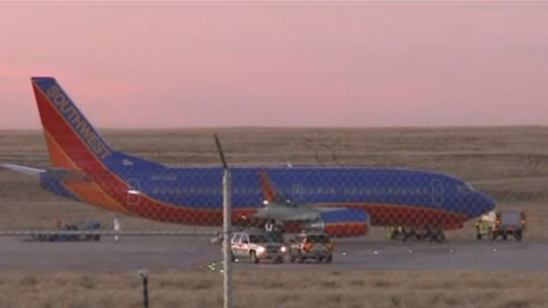A Southwest Airlines plane was forced to abort takeoff after its warning light began to flash.