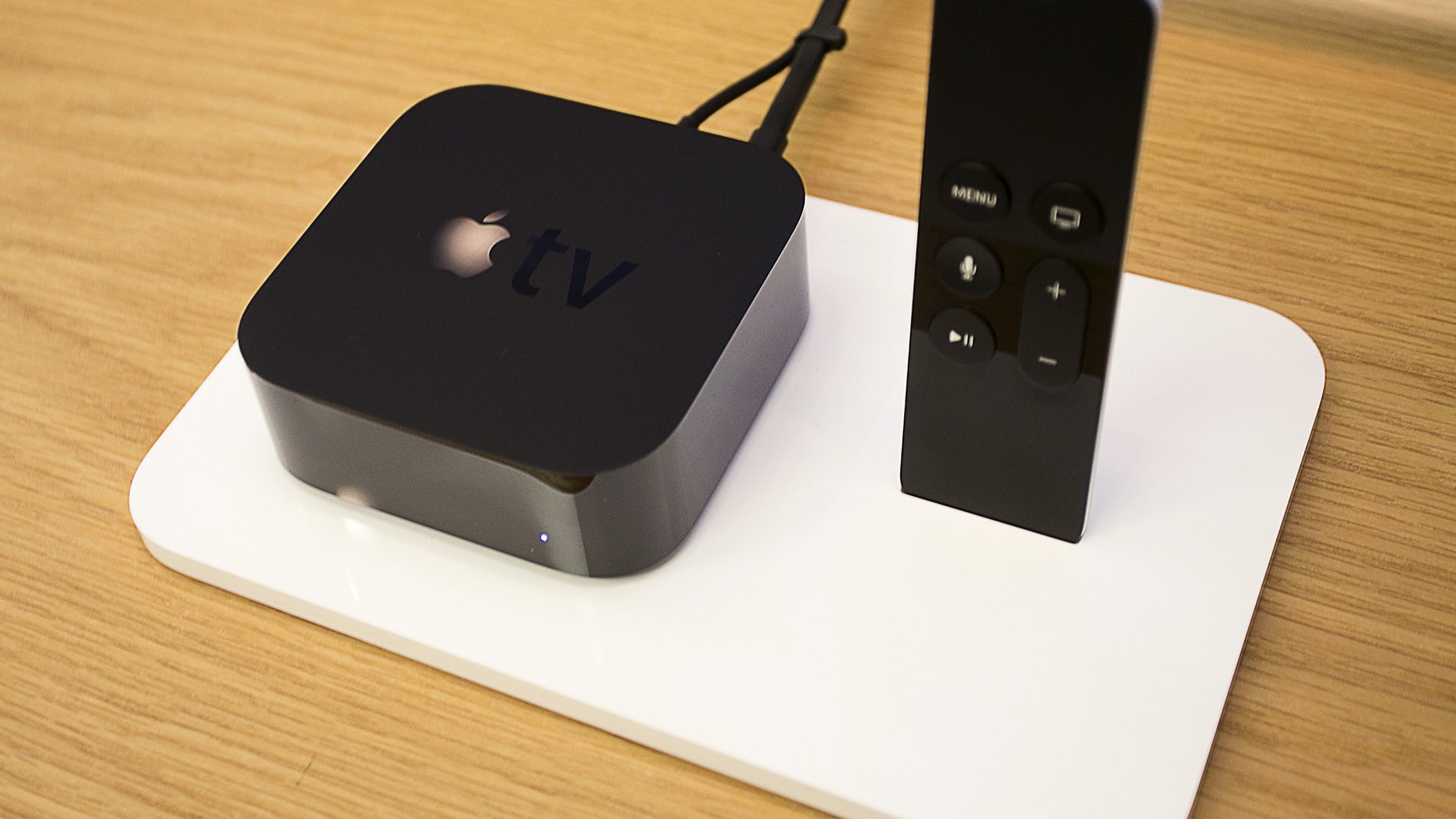 File photo: A new Apple TV is pictured at an Apple Store in Los Angeles, California October 30, 2015. (REUTERS/Jonathan Alcorn)