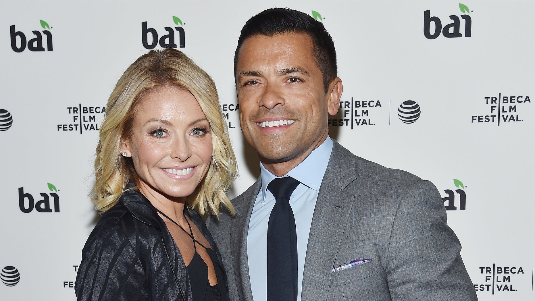 Kelly Ripa and Mark Consuelos at the 2016 Tribeca Film Festival After Party on April 15, 2016 in New York City.