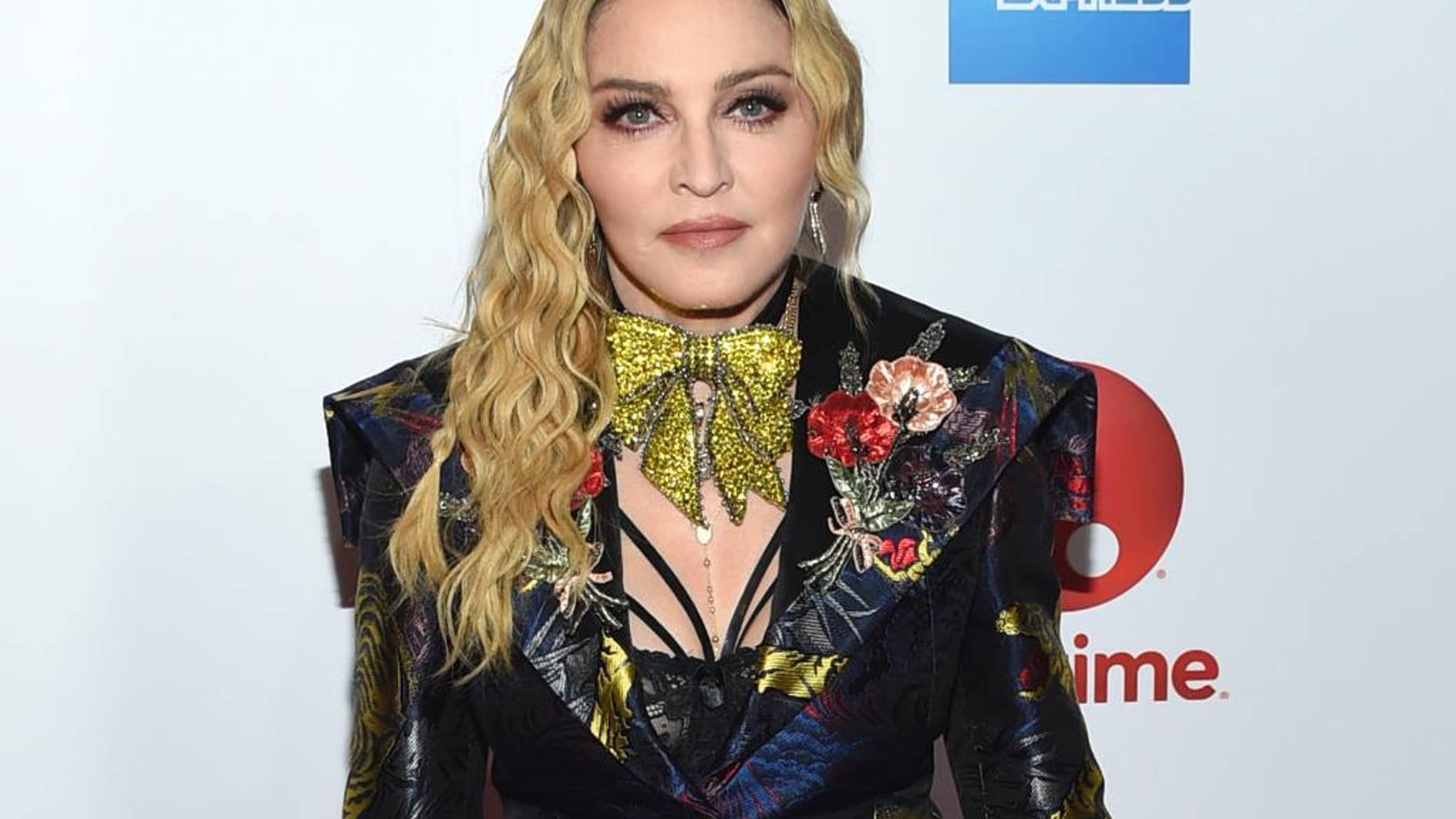 Madonna isn't too happy about a planned biopic titled "Blond Ambition." Here, she is shown in a Dec. 9, 2016 file photo.