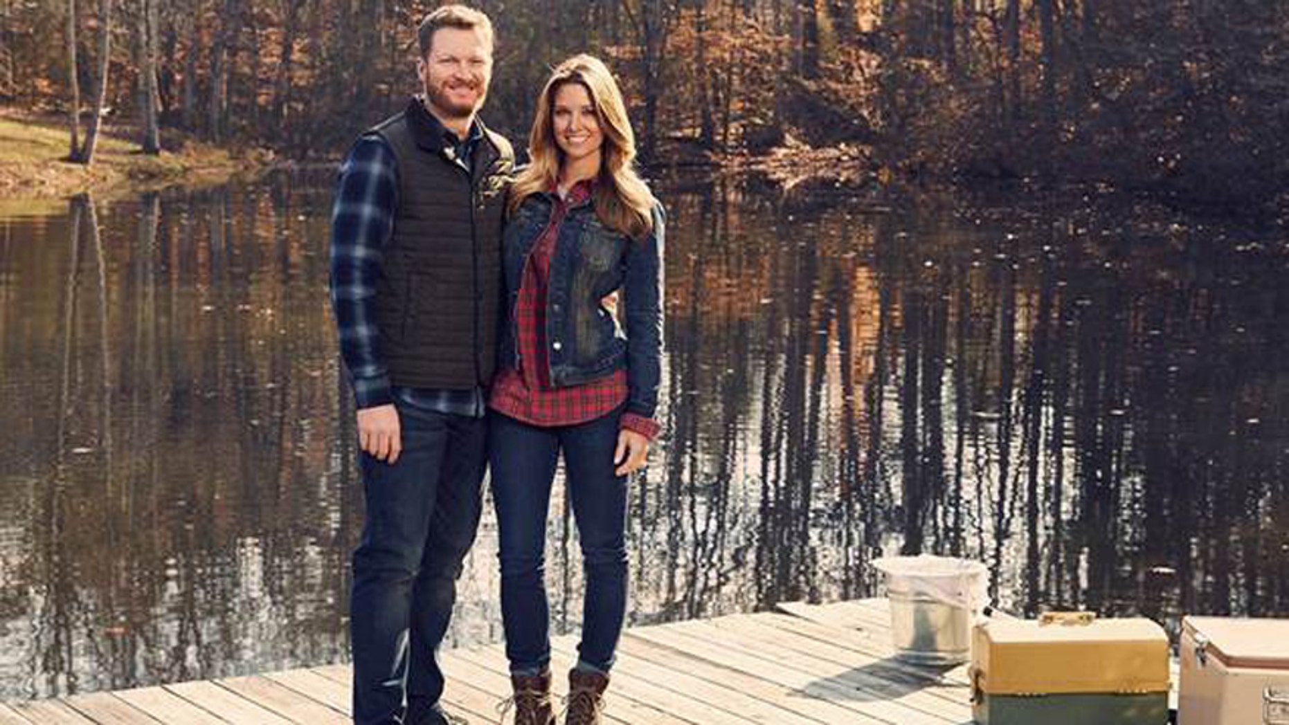 Dale Earnhardt Jr. and his wife Amy.