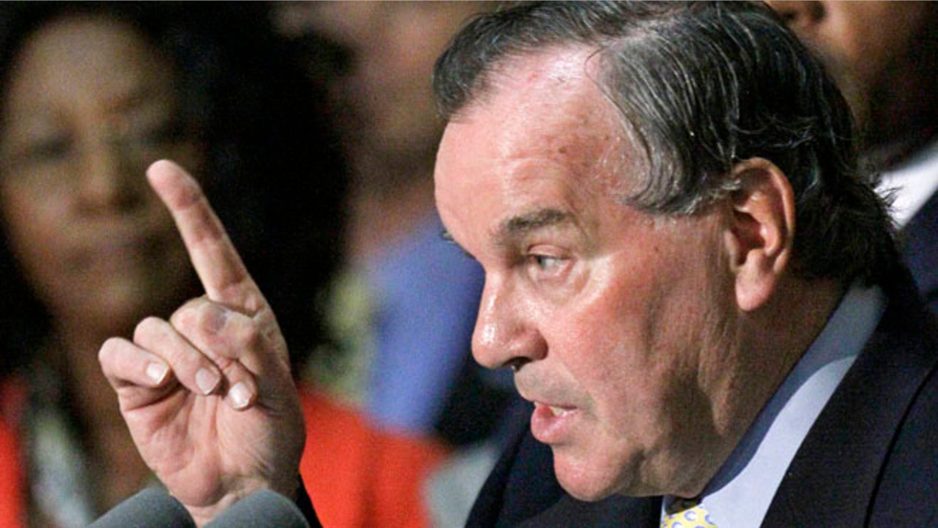 July 1, 2010:, Chicago Mayor Richard Daley speaks during a news conference, in Chicago.