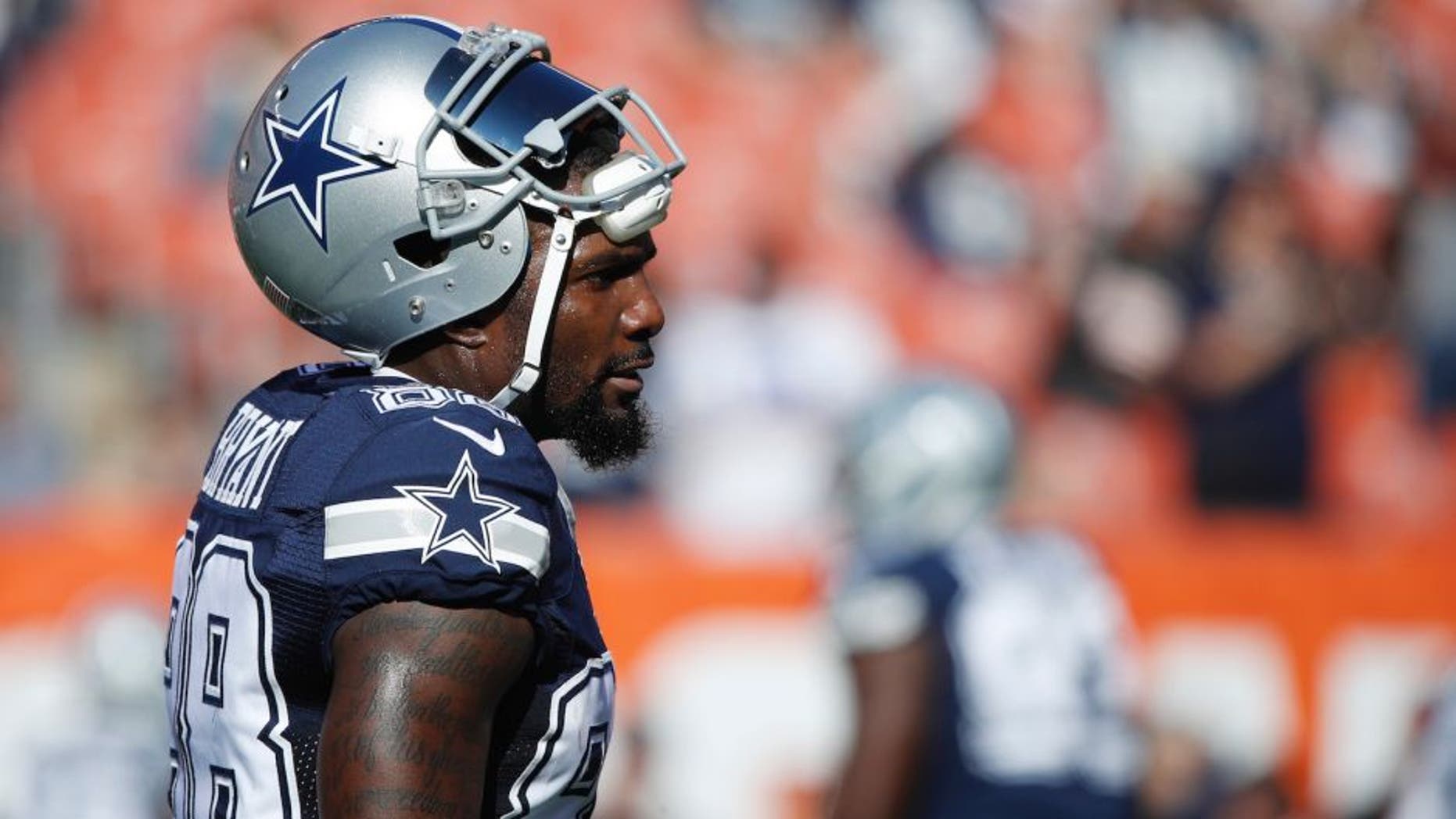 CLEVELAND, OH - NOVEMBER 06: Dez Bryant #88 of the Dallas Cowboys looks on against the Cleveland Browns during the game at FirstEnergy Stadium on November 6, 2016 in Cleveland, Ohio. Dallas defeated Cleveland 35-10. (Photo by Joe Robbins/Getty Images)