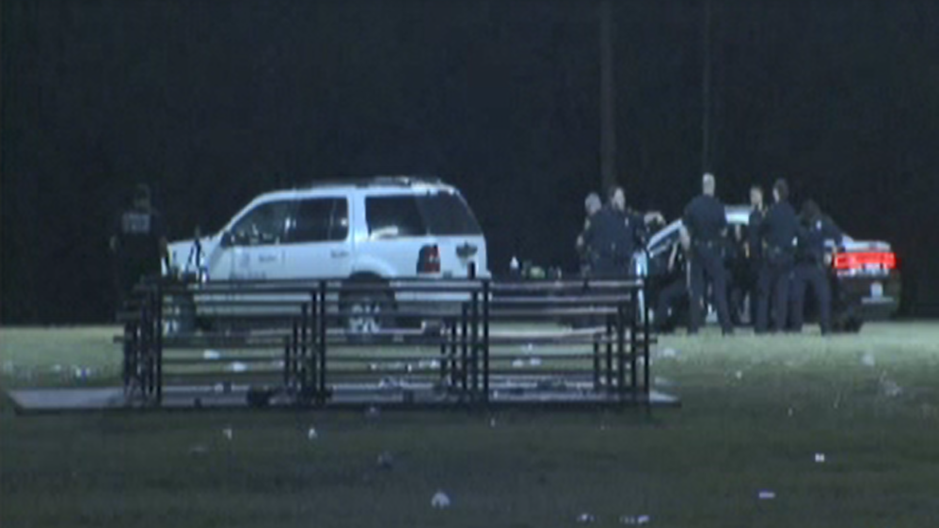 At least five people, including a pregnant woman, were shot at a Texas football game Sunday night, police said.