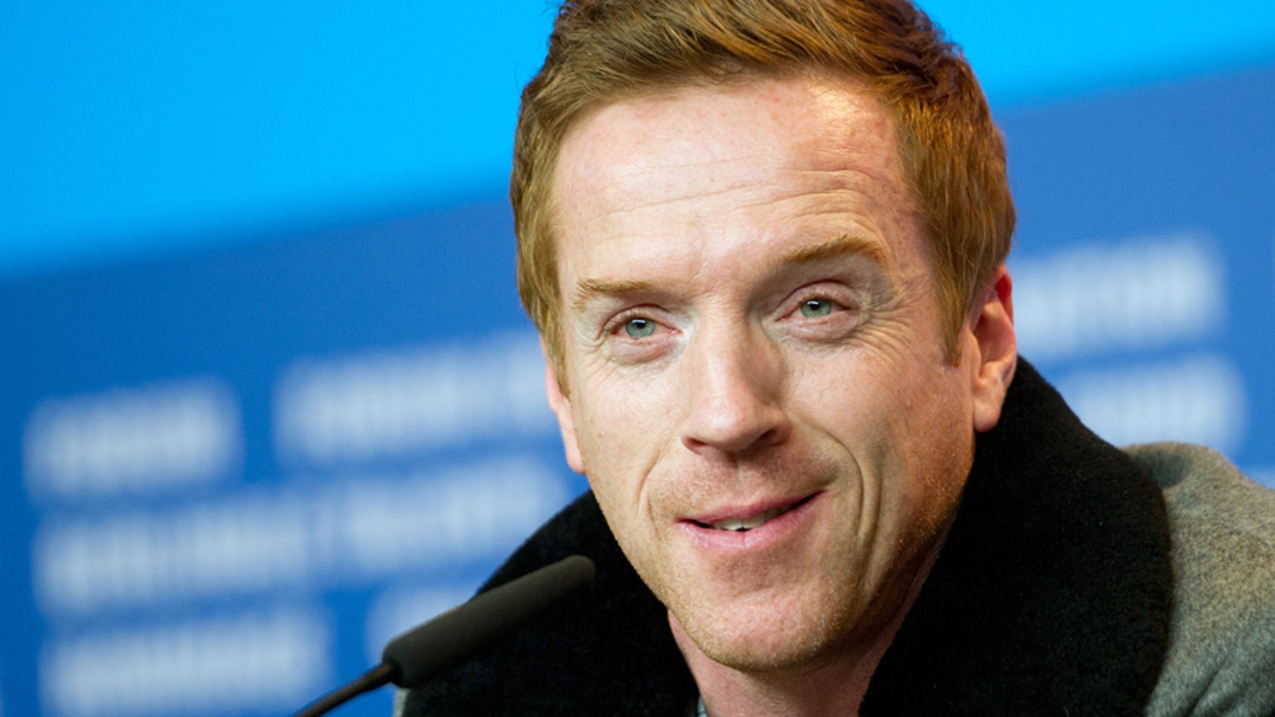 Actor Damian Lewis attends a news conference to promote the movie 'Queen of the Desert' in competition at the 65th Berlinale International Film Festival, in Berlin February 6, 2015.