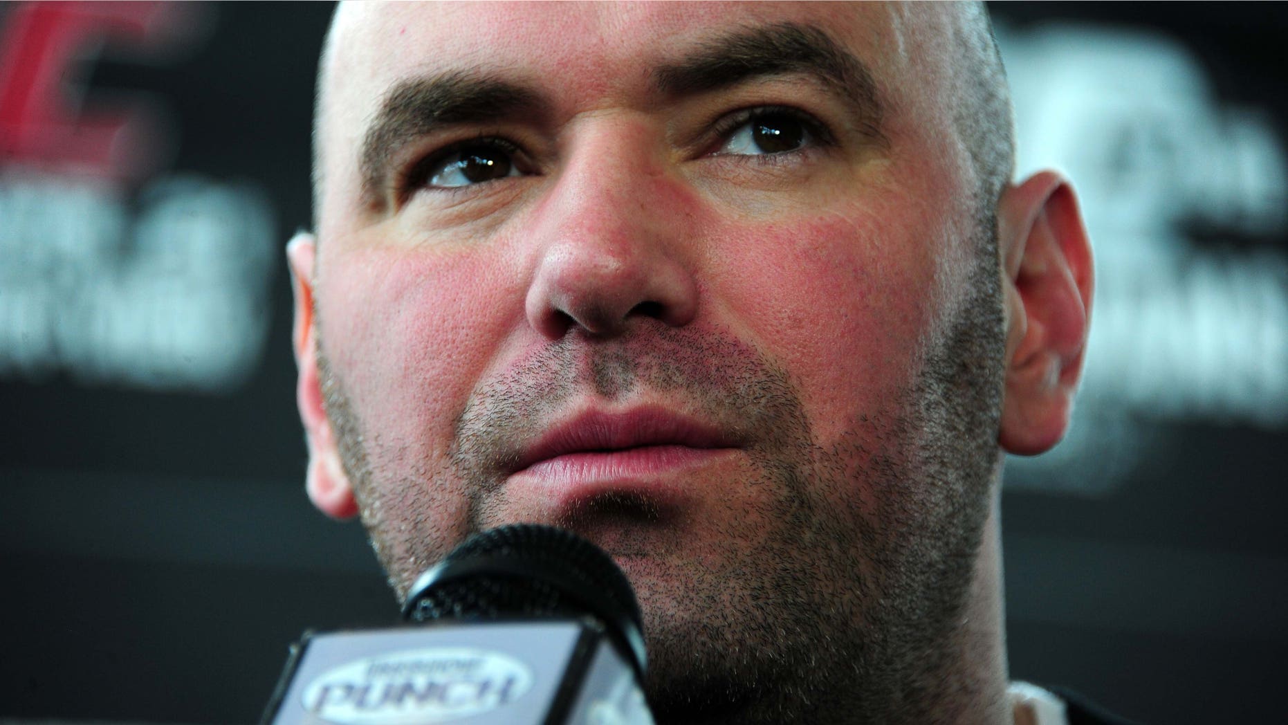 UFC President Dana White speaks during a press conference promoting UFC 146 at Philips Arena on February 16, 2012 in Atlanta, Georgia.