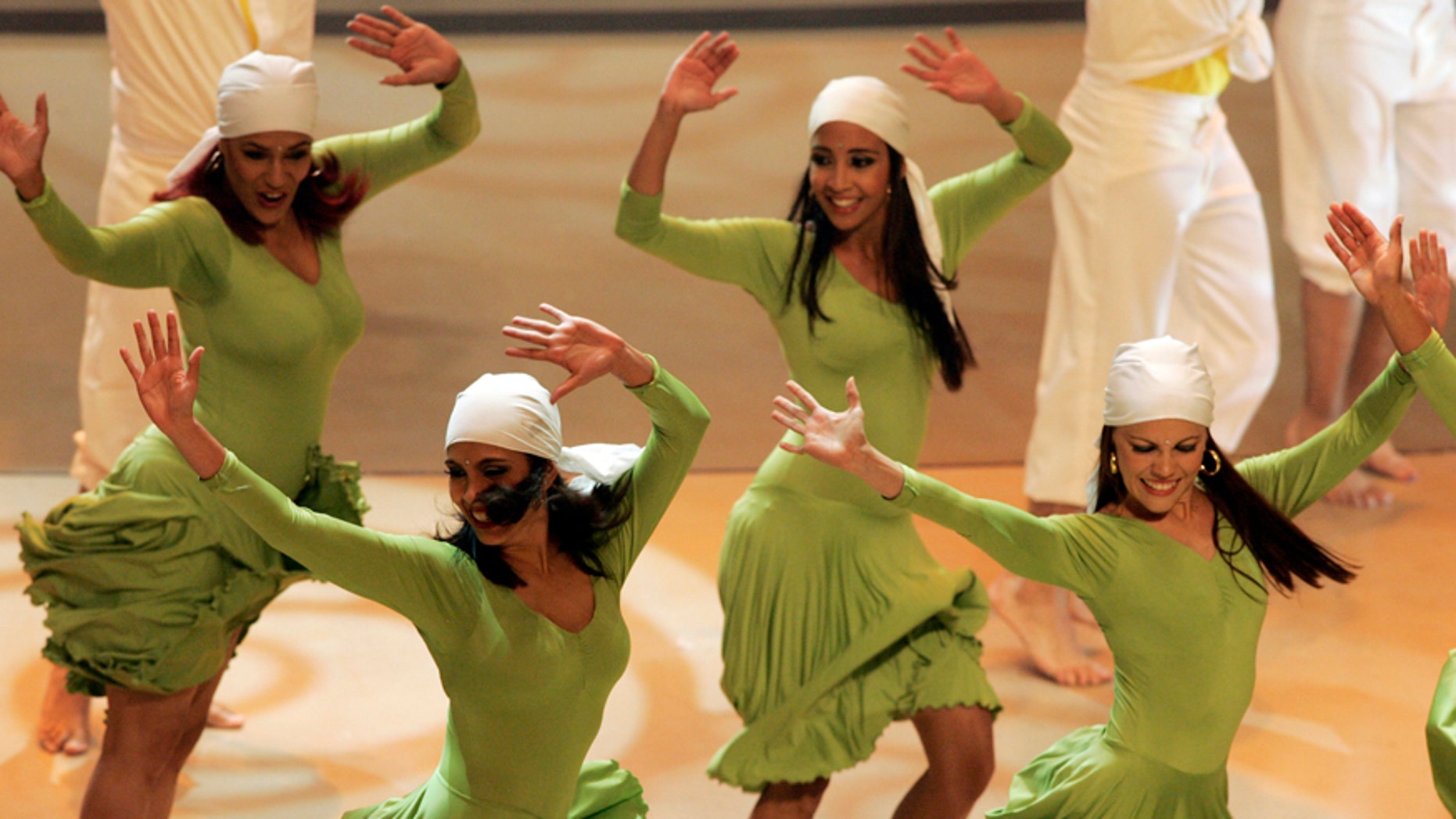 File photo - Venezuelan dancers perform during the draw to decide the match schedule for the Copa America Venezuela 2007 soccer tournament, in Caracas Feb. 14, 2007. (REUTERS/Francesco Spotorno)
