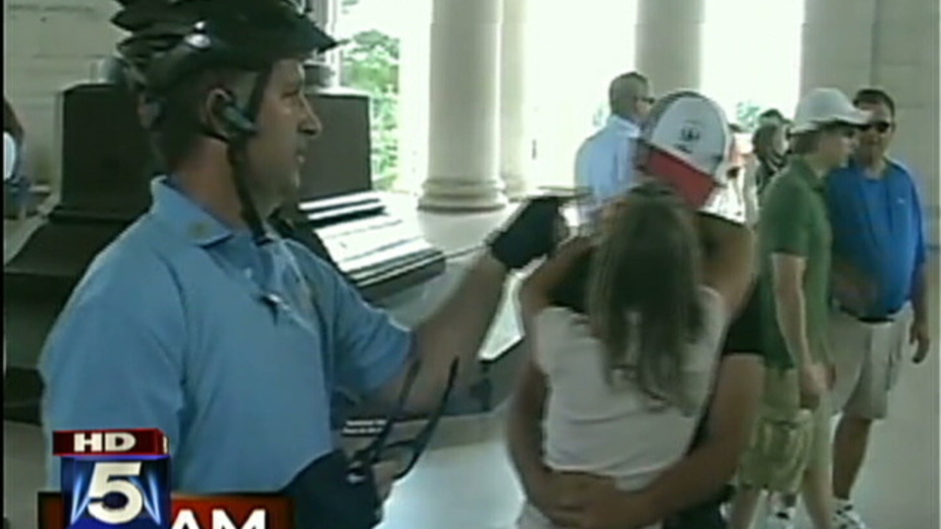 A dance-in at the Jefferson Memorial led to five arrests and a violent clash with U.S. Park Police.