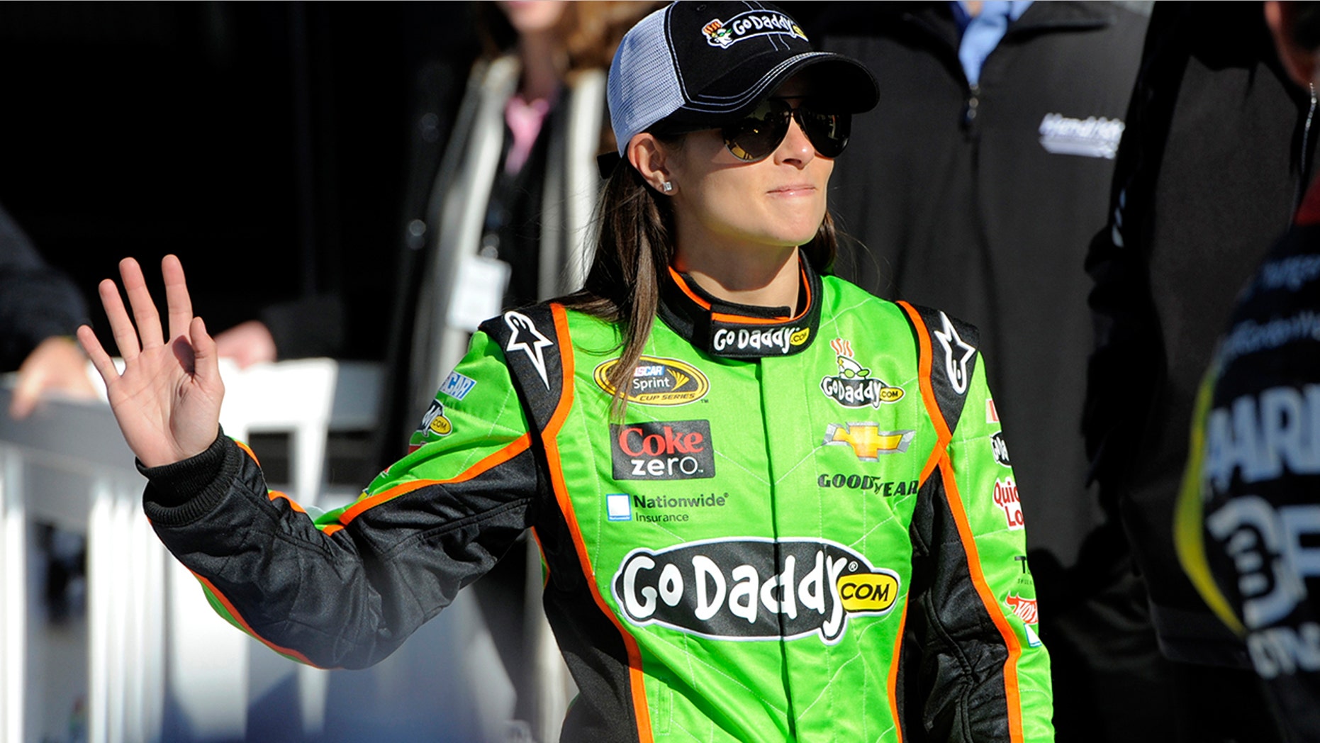 NASCAR driver Danica Patrick posted a photo of her "real" vs. "produced" abs