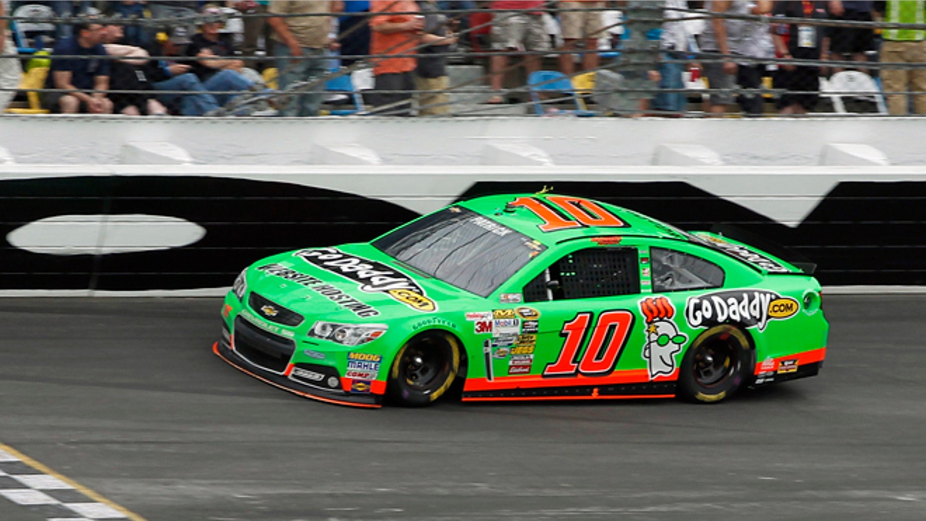 Feb. 24, 2013: Danica Patrick competes during NASCAR Daytona 500 Sprint Cup Series auto race at Daytona International Speedway, Sunday, in Daytona Beach, Fla.