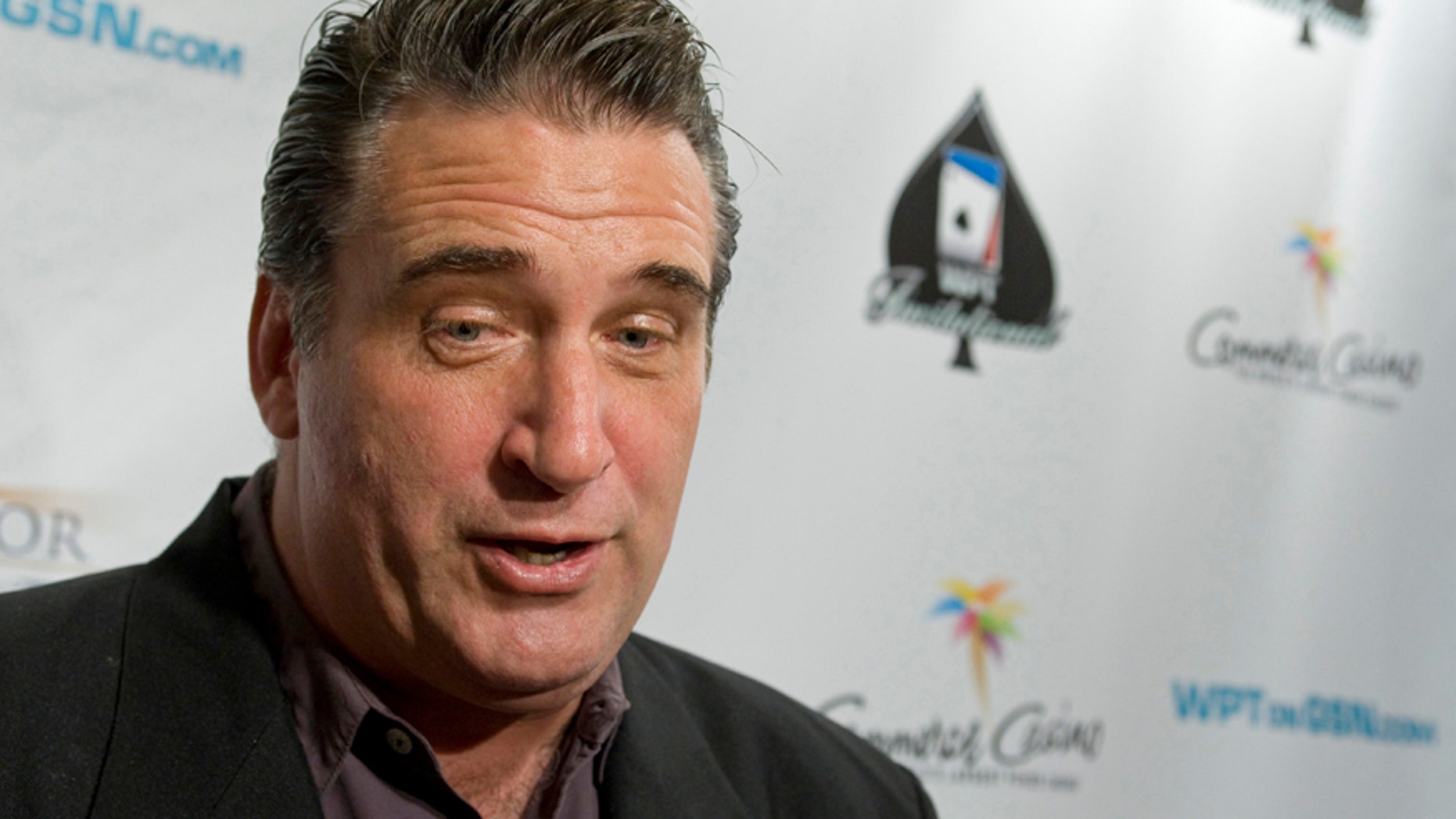 Actor Daniel Baldwin poses on the red carpet of the World Poker Tour Celebrity Invitational at the Commerce Casino in Los Angeles, California, March 1, 2008.