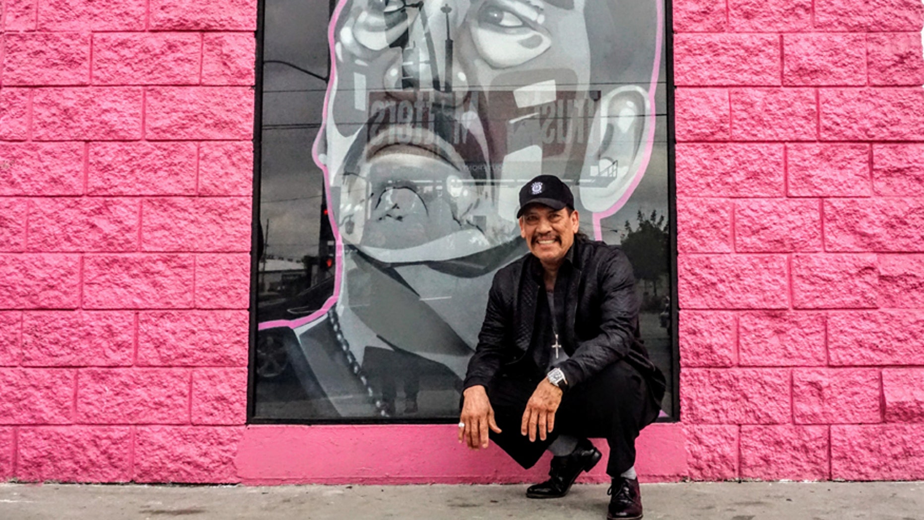 Danny Trejo at Trejo's Coffee & Donuts