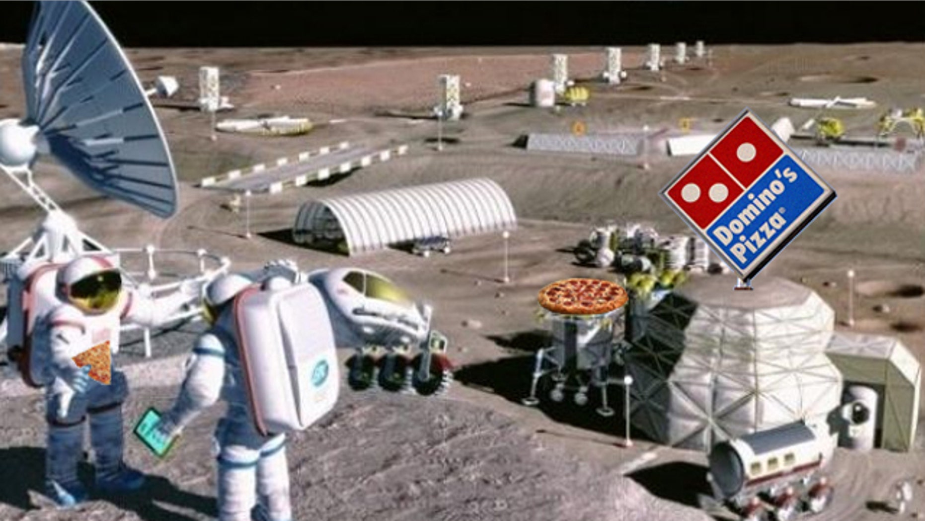 Pizza on the moon? Domino's wants to make it happen.