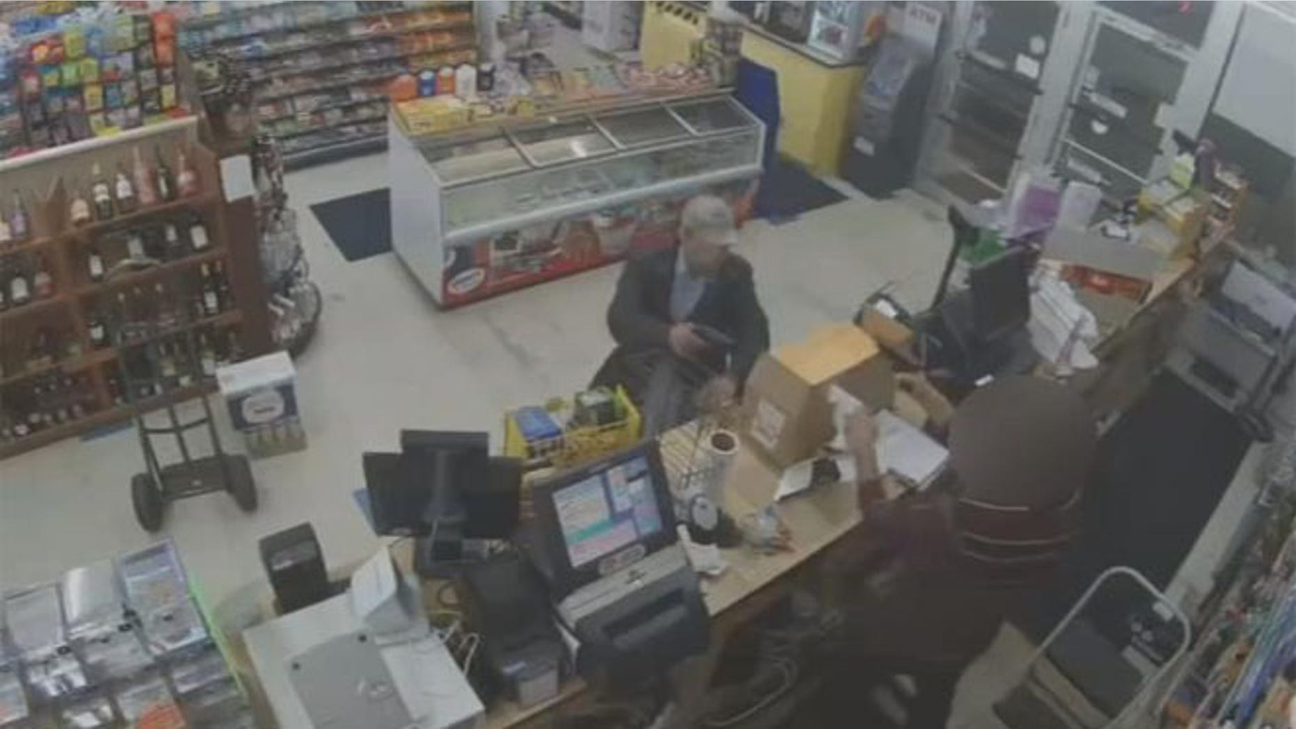 Clerk at an Ohio food mart said he had no choice but to shoot a would-be robber with a gun.