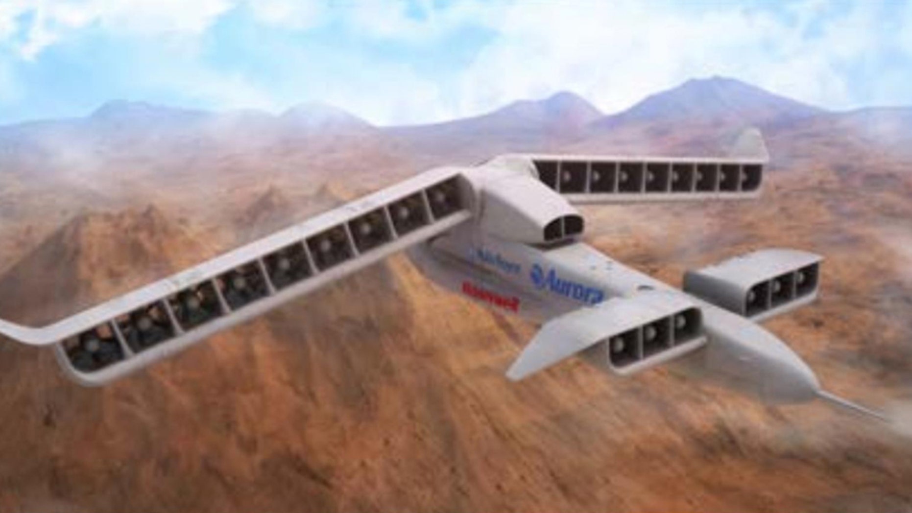 Aurora’s Lightning Strike design for DARPA’s Vertical Takeoff and Land ing Experimental Plane (VTOL X - Plane) program (Aurora Flight Sciences).