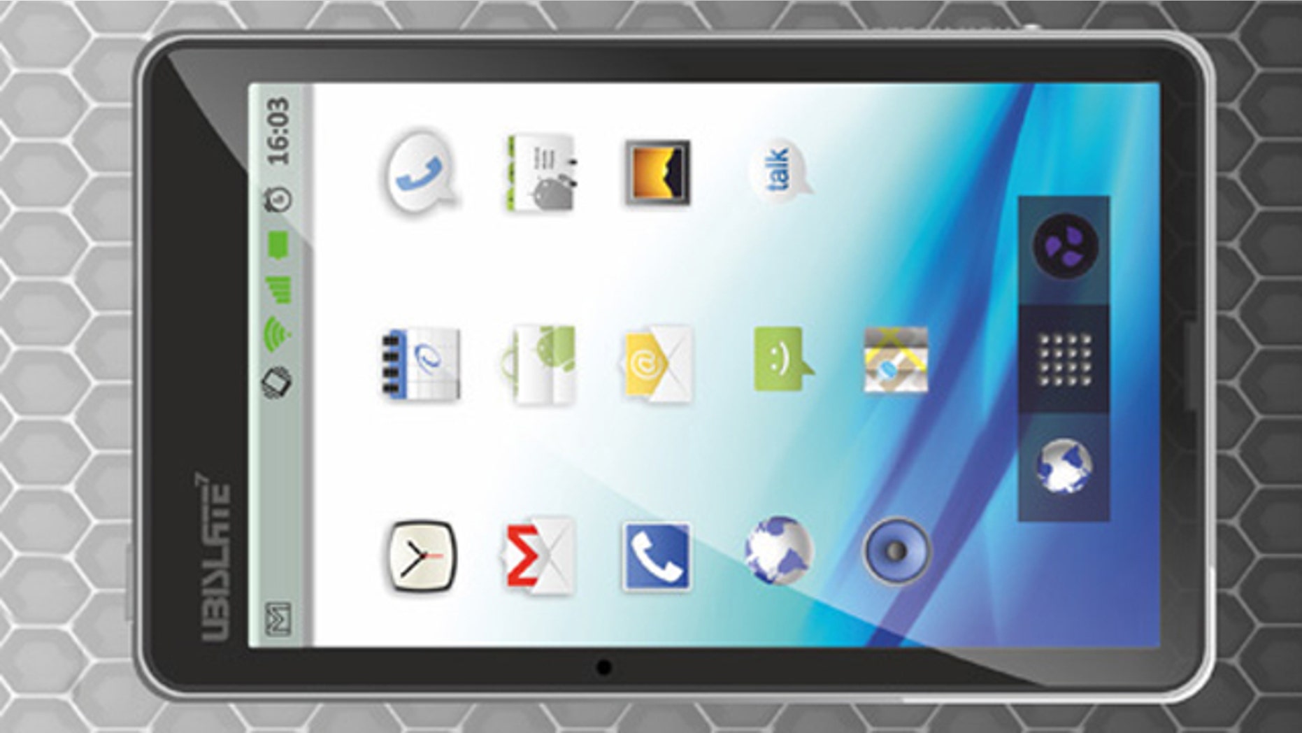 When the world’s cheapest tablet goes into commercial production, it will be known as UbiSlate.