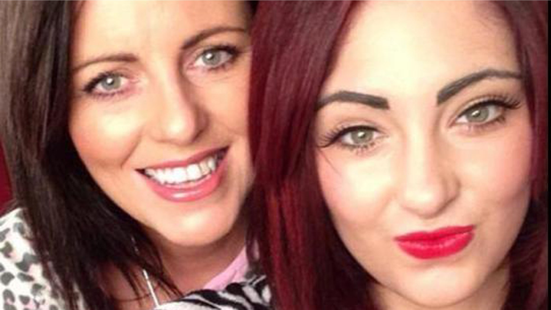Charlotte Reat, shown right, says her 'hero' mother Jayne, shown left, died saving her during a Christmas morning knife fight.