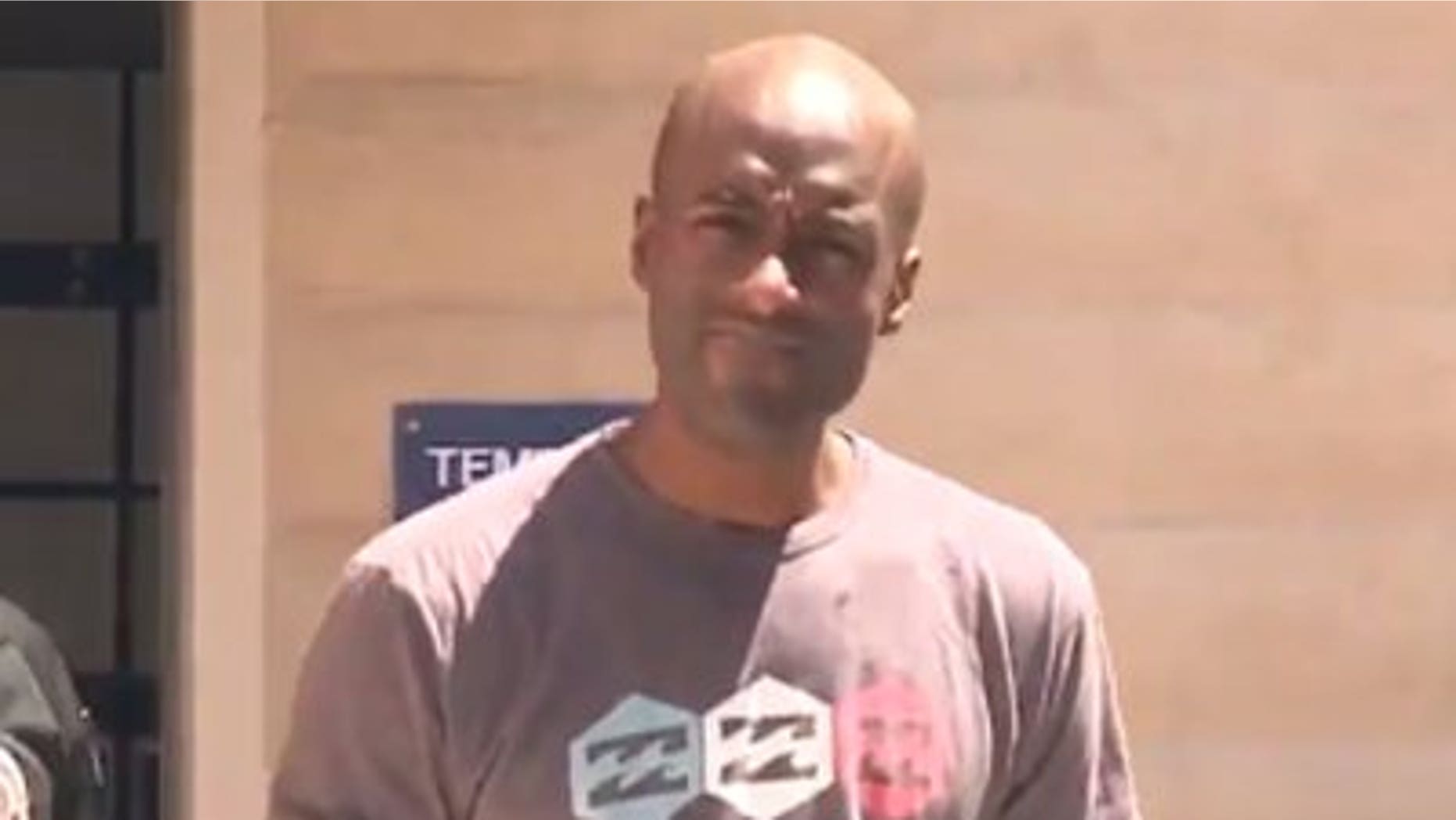 David Herbert, 36, has been accused of abusing two Siberian huskies in Oceanside, Calif.