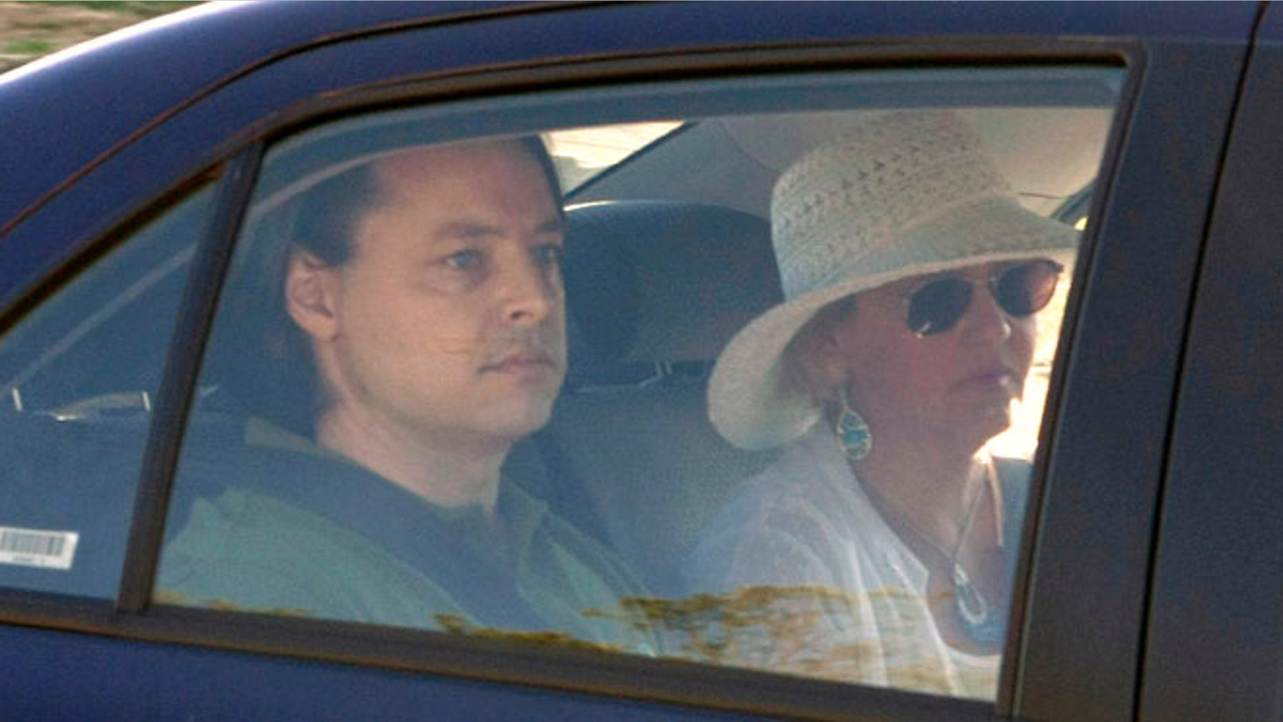 Dec. 29, 2007: Former Guantanamo terror prisoner David Hicks is driven away from Yatala high security prison with an unidentified woman in Adelaide, Australia.