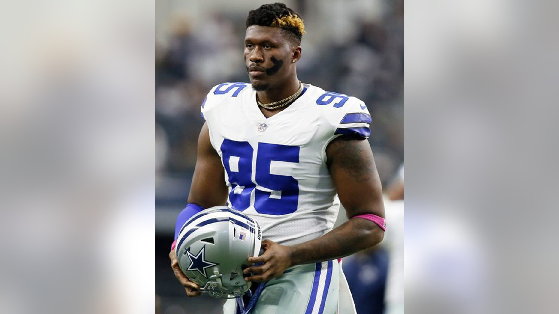 Dallas Cowboys defensive lineman David Irving walks off the field during a game against the Green Bay Packers in October 2017.
