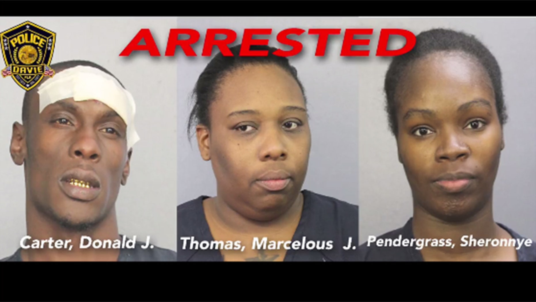 A shoplifting attempt at a Best Buy in Davie, Fla., ended with three arrests.