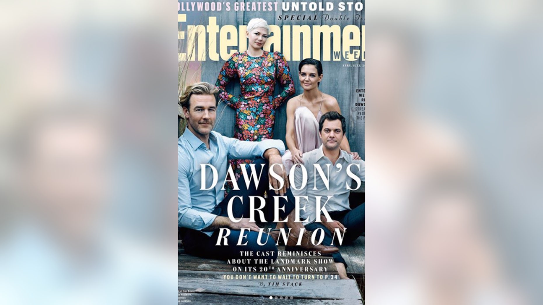 Dawson's Creek casts reunites for the first time since show's end in 2003.
