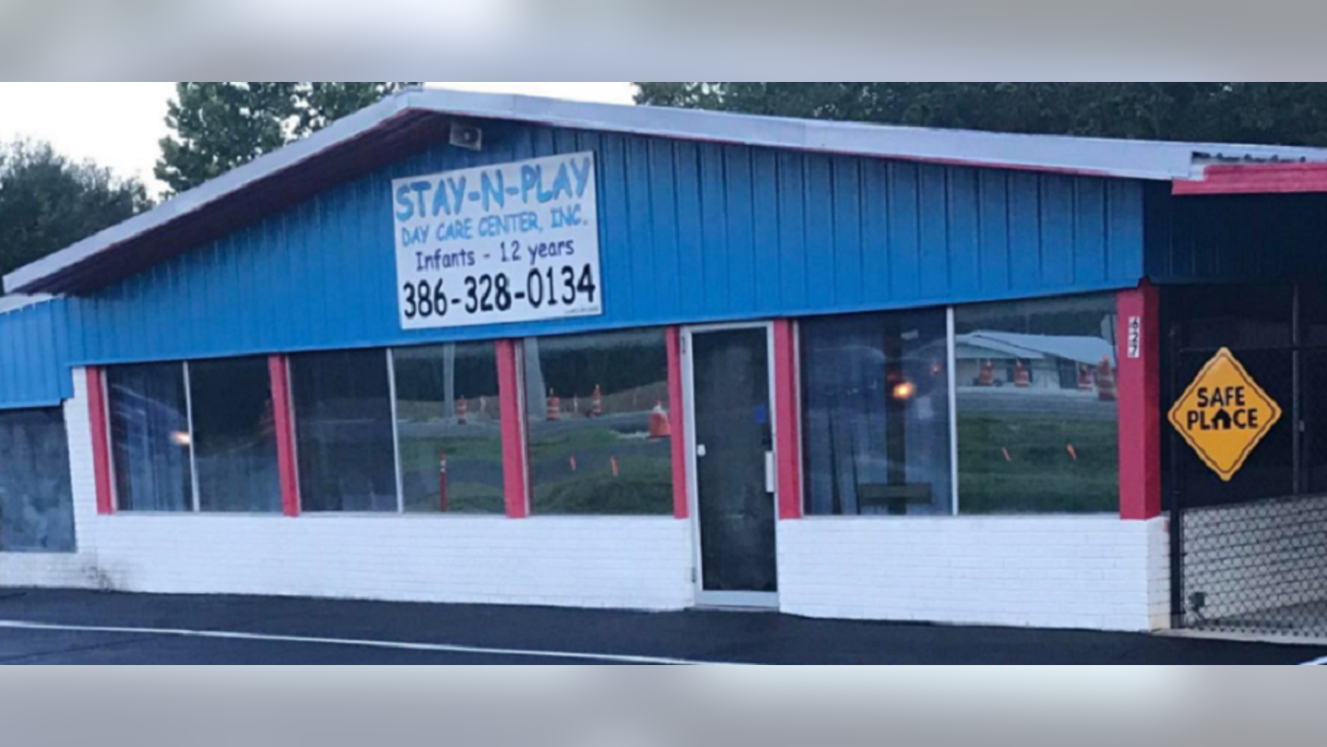 A woman plowed her car into Stay-n-Play Day Care, Inc. Thursday evening.