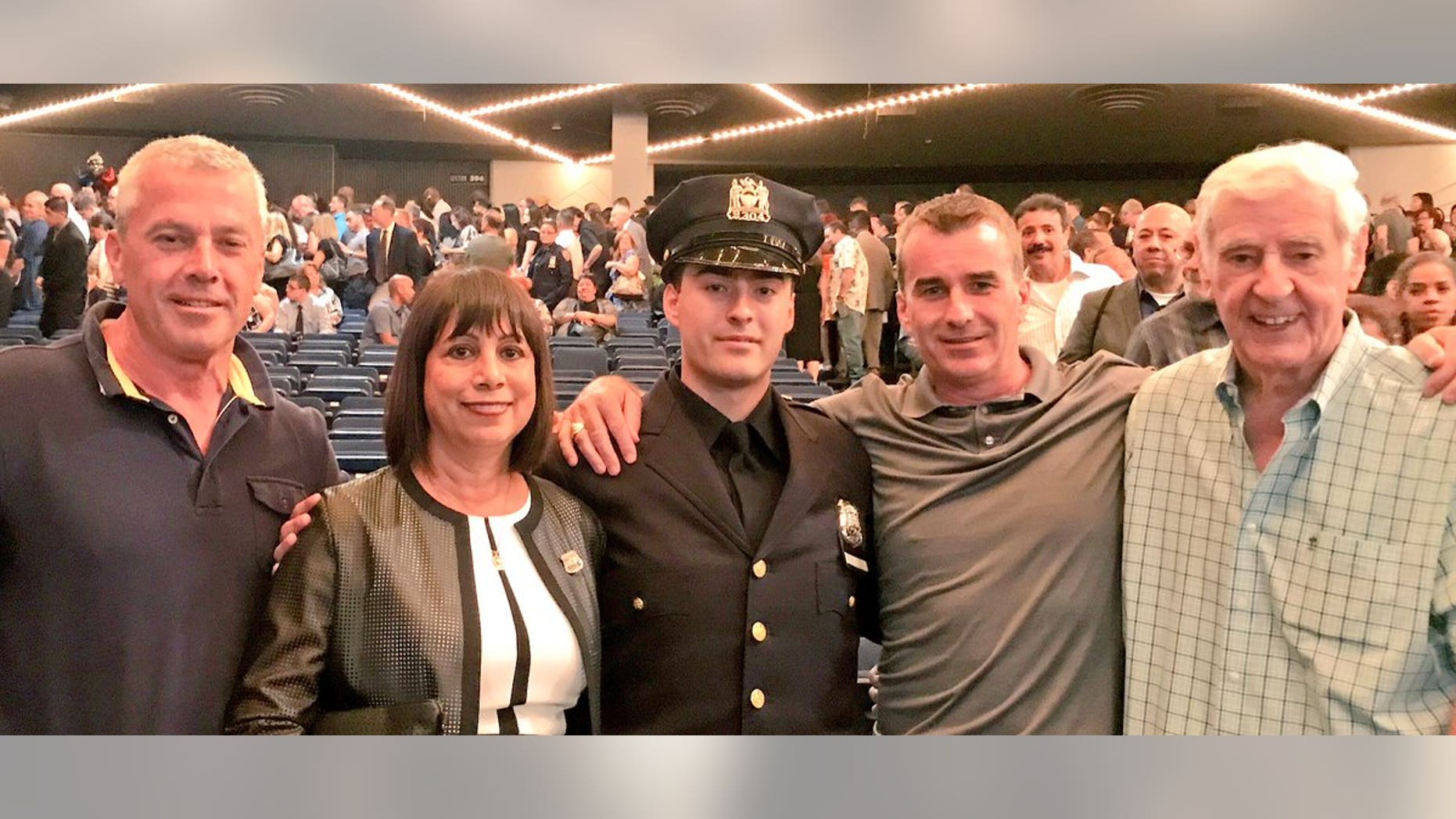Four generations of Donnellans joined the NYPD force. Ryan Donnellan graduated from the Police Academy on Thursday. (NYPD Det. James Byrne/Twitter)