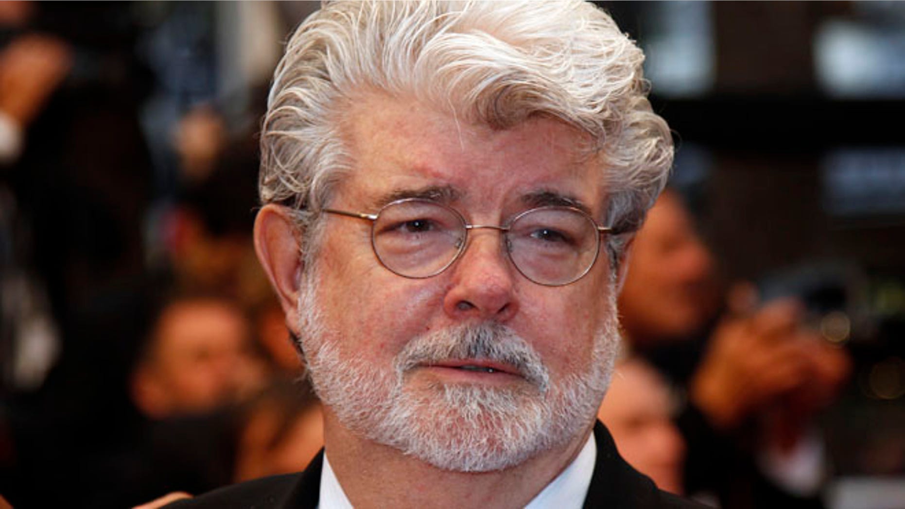 May 25, 2012: Director George Lucas arrives on the red carpet ahead of the screening of the film "Cosmopolis" in competition at the 65th Cannes Film Festival.
