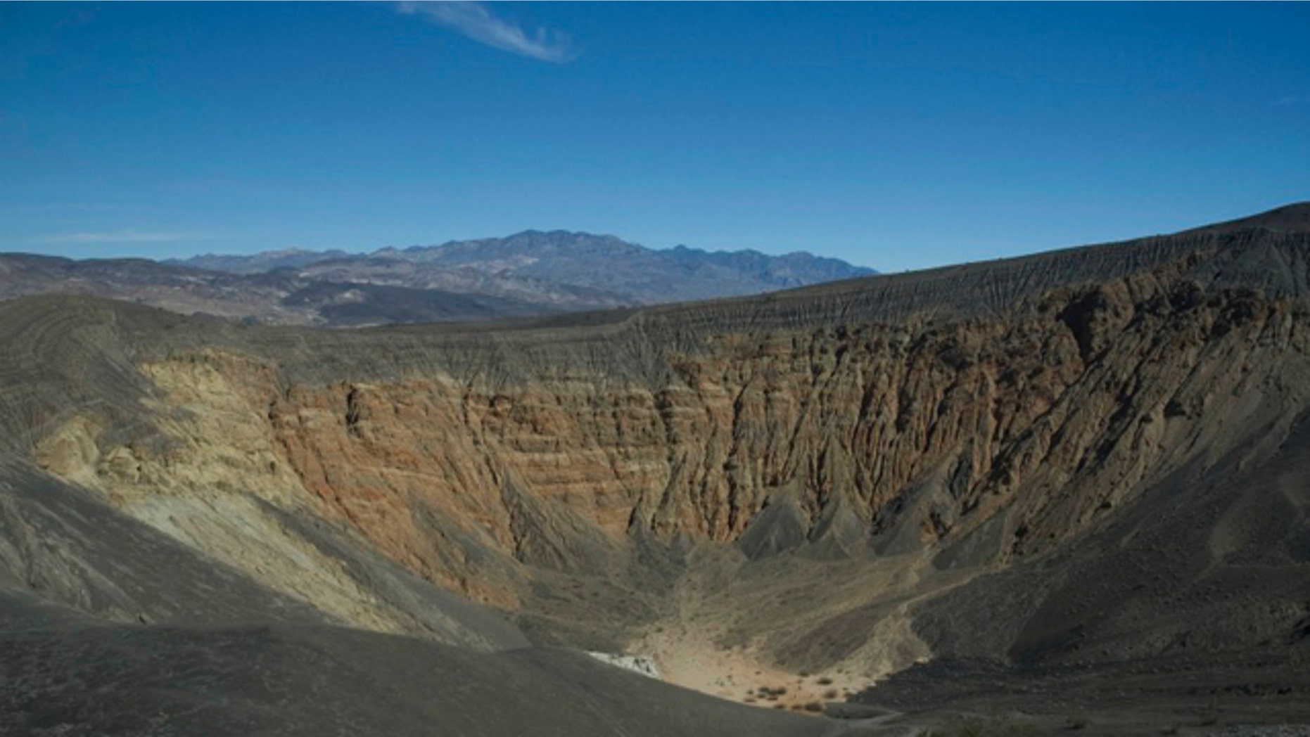 Death Valley's massive Ubehebe Crater. New evidence suggests this sleeping giant could awaken sooner than once thought.