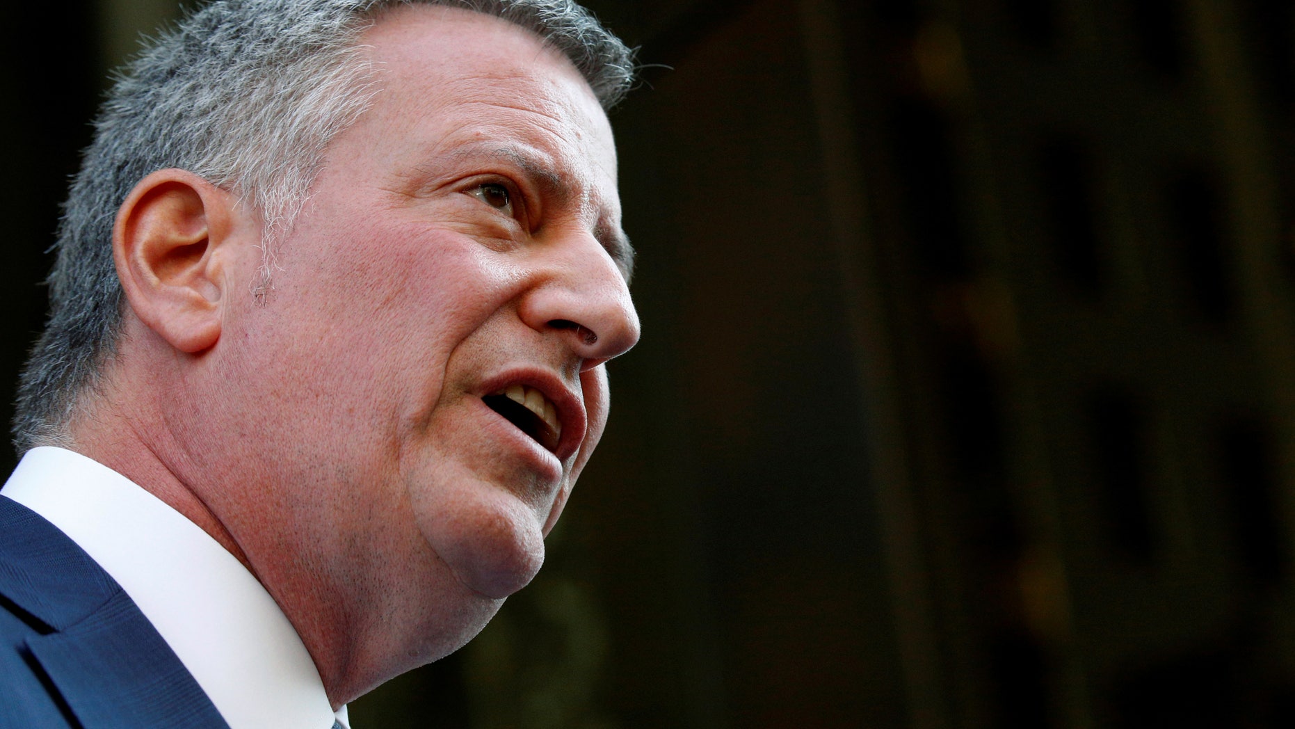 NYC Mayor Bill de Blasio