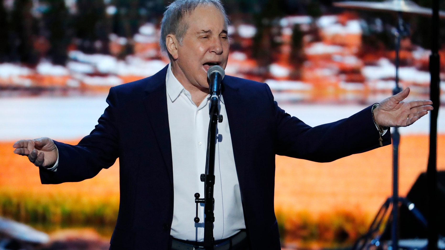 fans call paul simon dnc performance troubling fox news fans call paul simon dnc performance troubling fox news